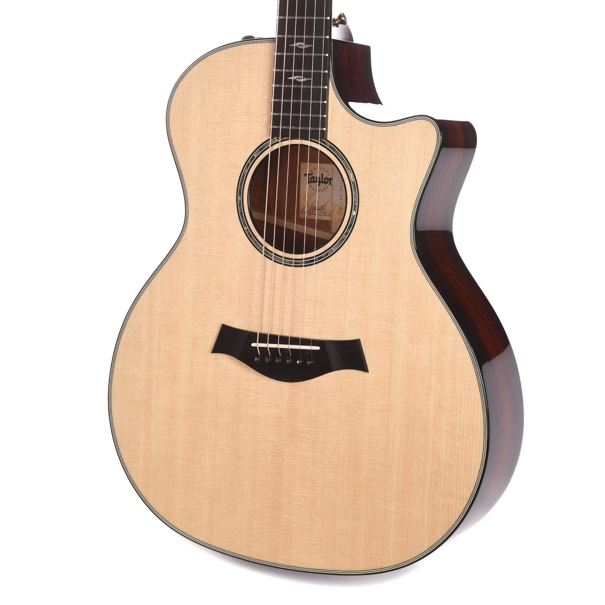 Taylor 814ce Limited Grand Auditorium Lutz Spruce/Cocobolo Natural ES2 Acoustic Guitars / OM and Auditorium