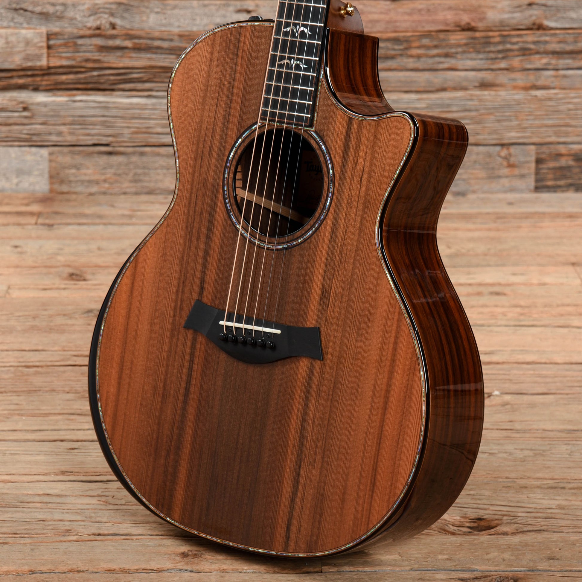 Taylor 914ce LTD Sinker Redwood/Indian Rosewood Natural Acoustic Guitars / OM and Auditorium