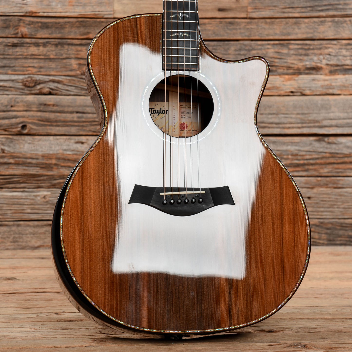 Taylor 914ce LTD Sinker Redwood/Indian Rosewood Natural Acoustic Guitars / OM and Auditorium
