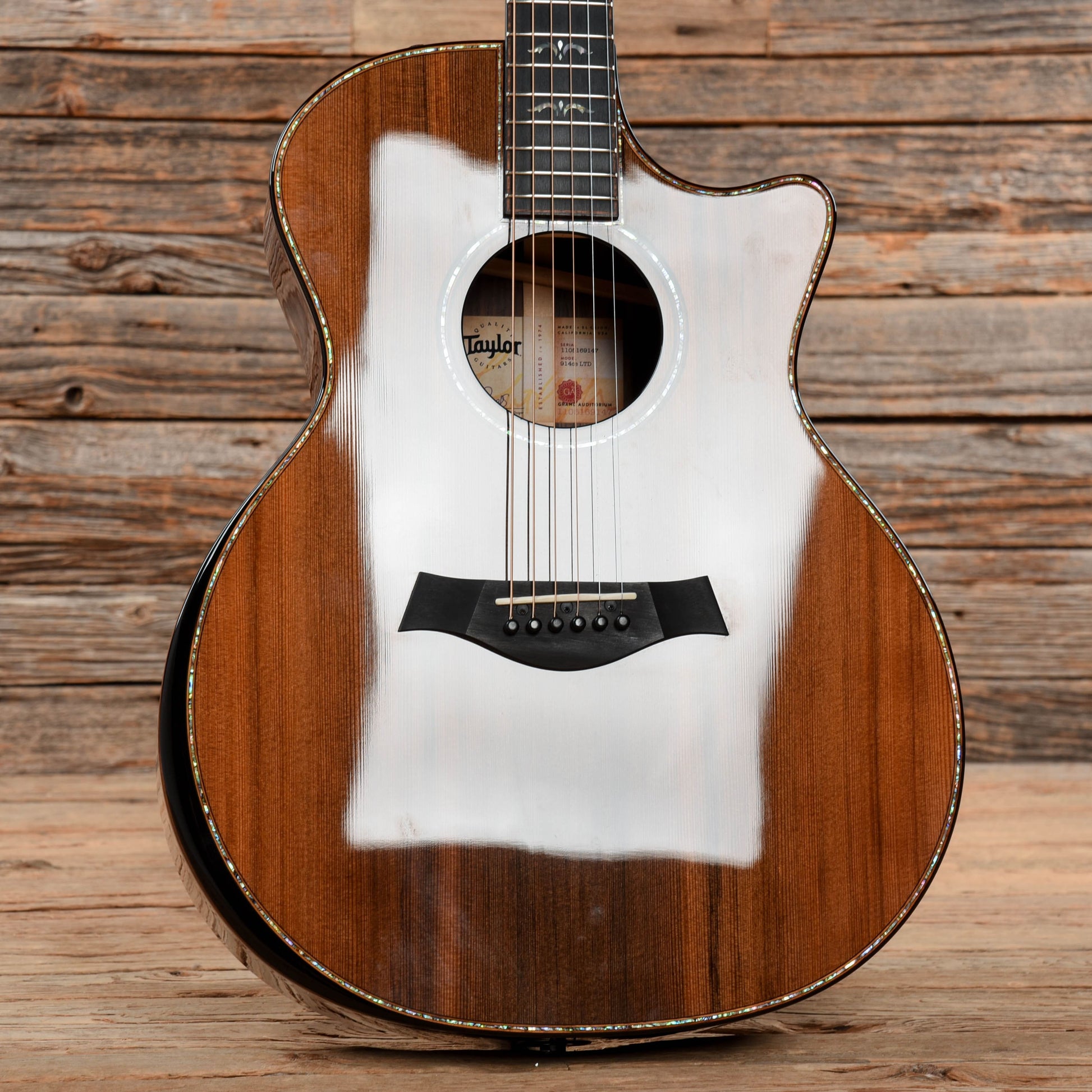 Taylor 914ce LTD Sinker Redwood/Indian Rosewood Natural Acoustic Guitars / OM and Auditorium