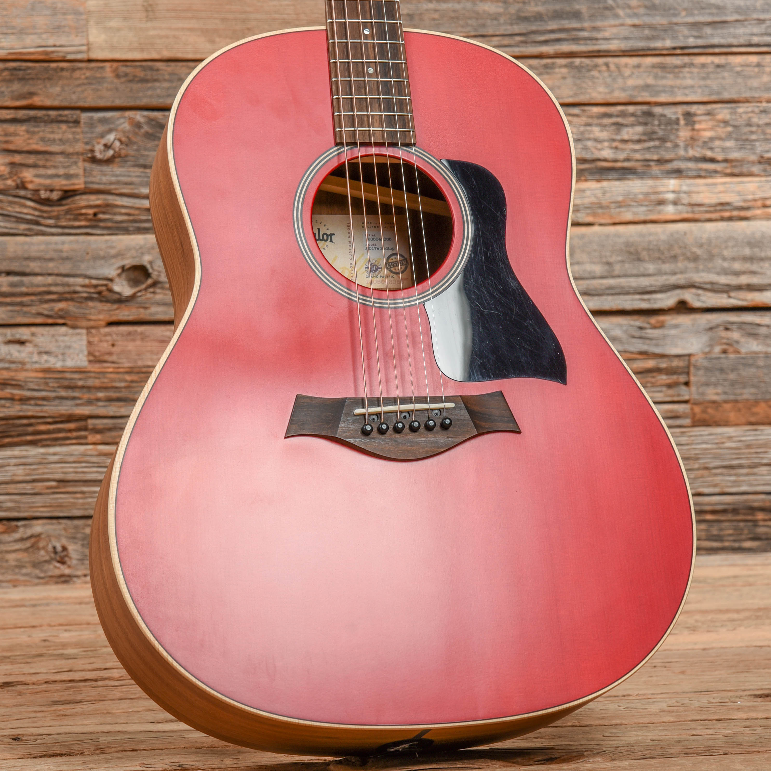 Taylor AD17e American Dream Grand Pacific Red Top Acoustic Guitars / OM and Auditorium