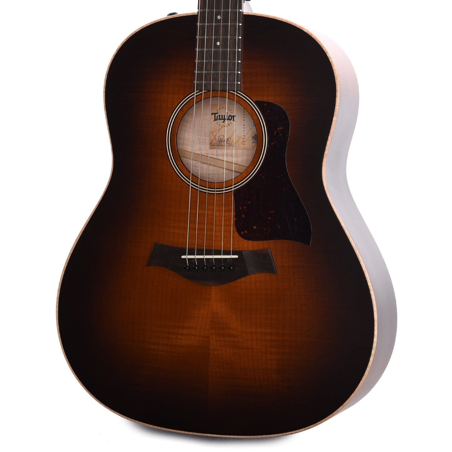 Taylor AD27e Flametop Big Leaf Maple Shaded Edgeburst ES2 Acoustic Guitars / OM and Auditorium