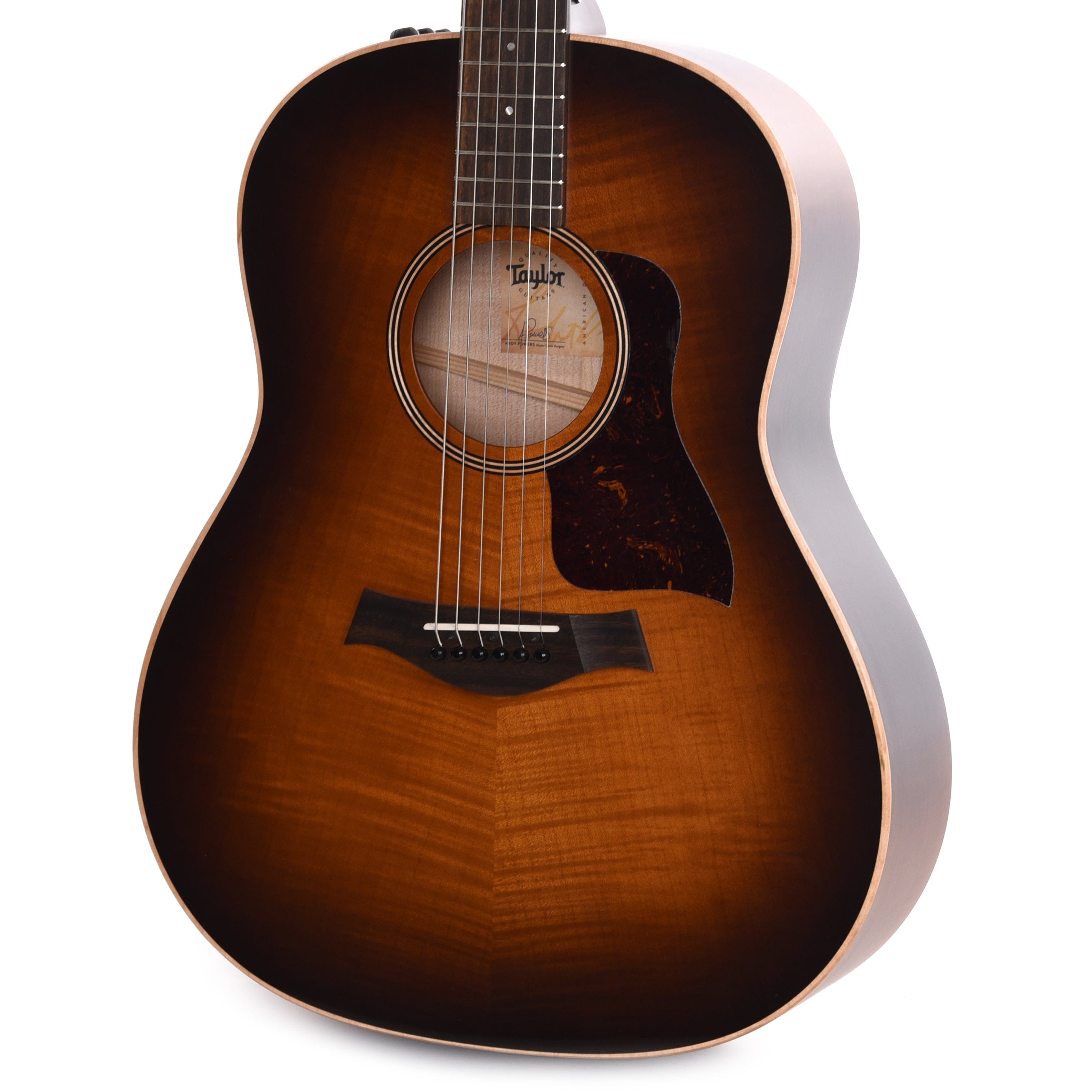 Taylor AD27e Flametop Big Leaf Maple Shaded Edgeburst ES2 Acoustic Guitars / OM and Auditorium