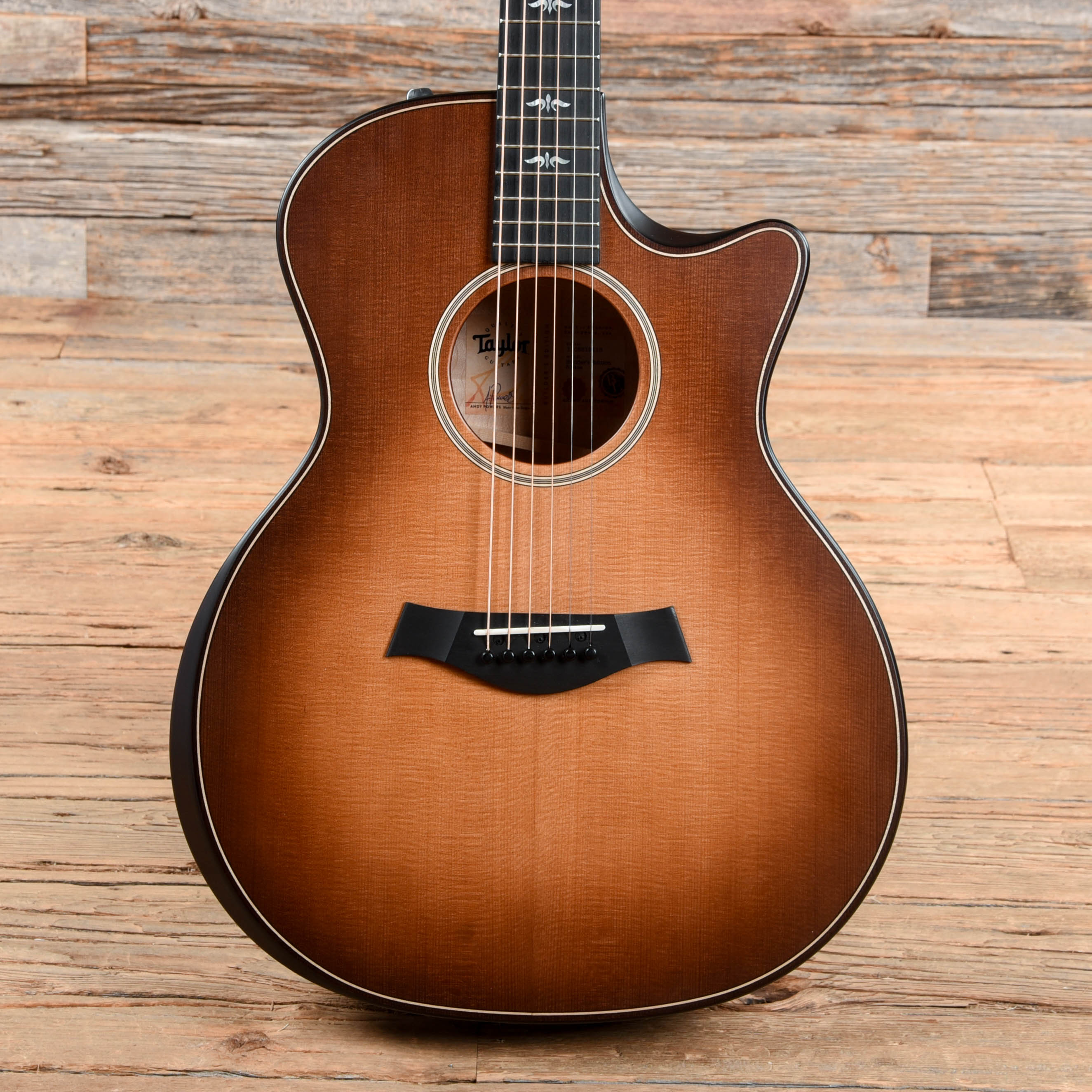 Taylor Builder's Edition 614ce w/V-Class Bracing Wild Honey Burst 2019 Acoustic Guitars / OM and Auditorium