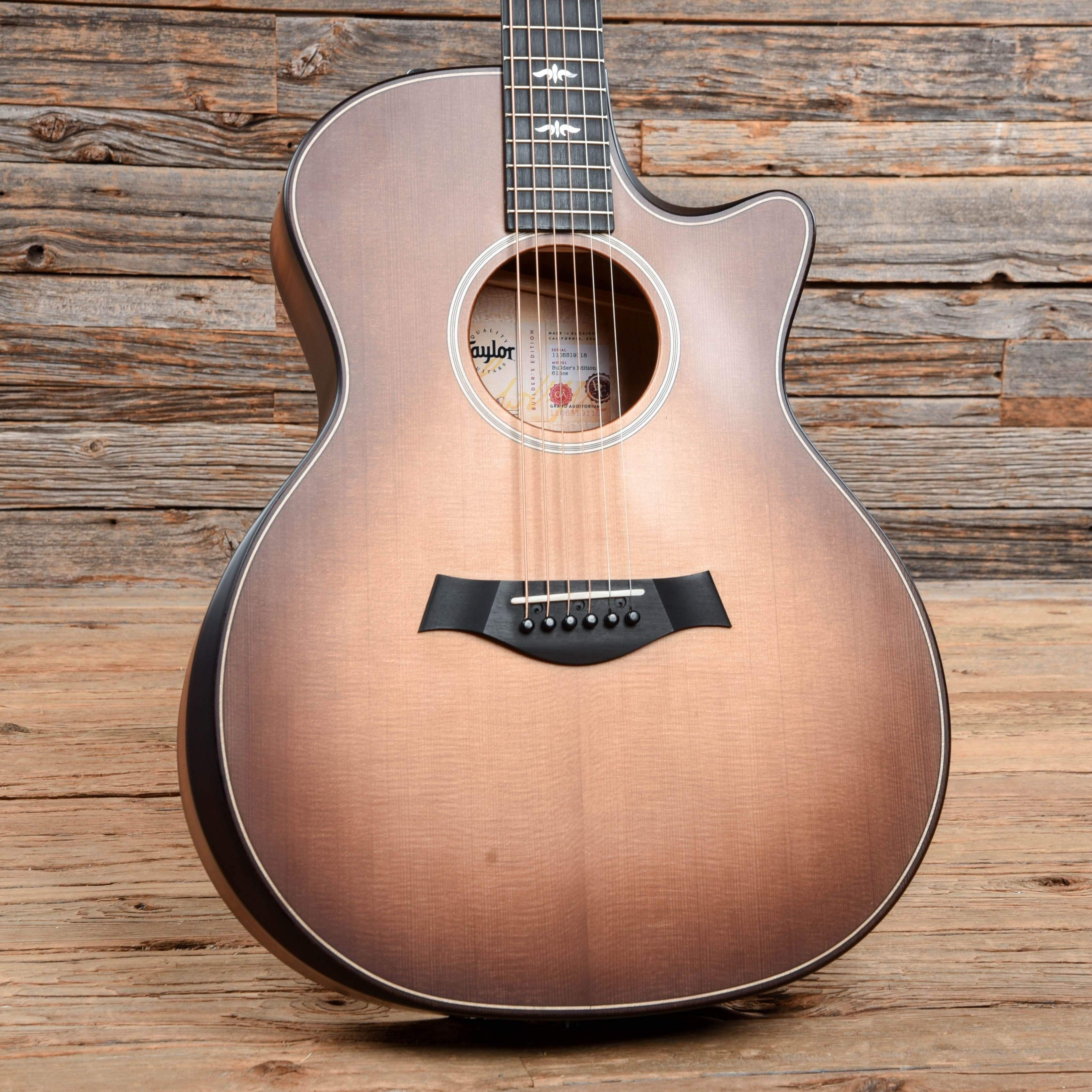 Taylor Builder's Edition 614ce w/V-Class Bracing Wild Honey Burst 2019 Acoustic Guitars / OM and Auditorium