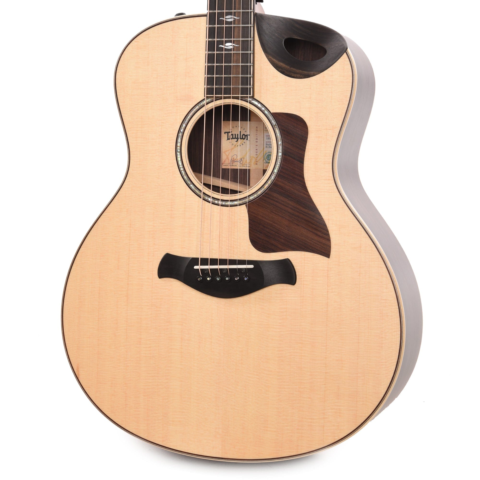 Taylor Builder's Edition 816ce Grand Symphony Lutz Spruce/Rosewood Natural ES2 Acoustic Guitars / OM and Auditorium
