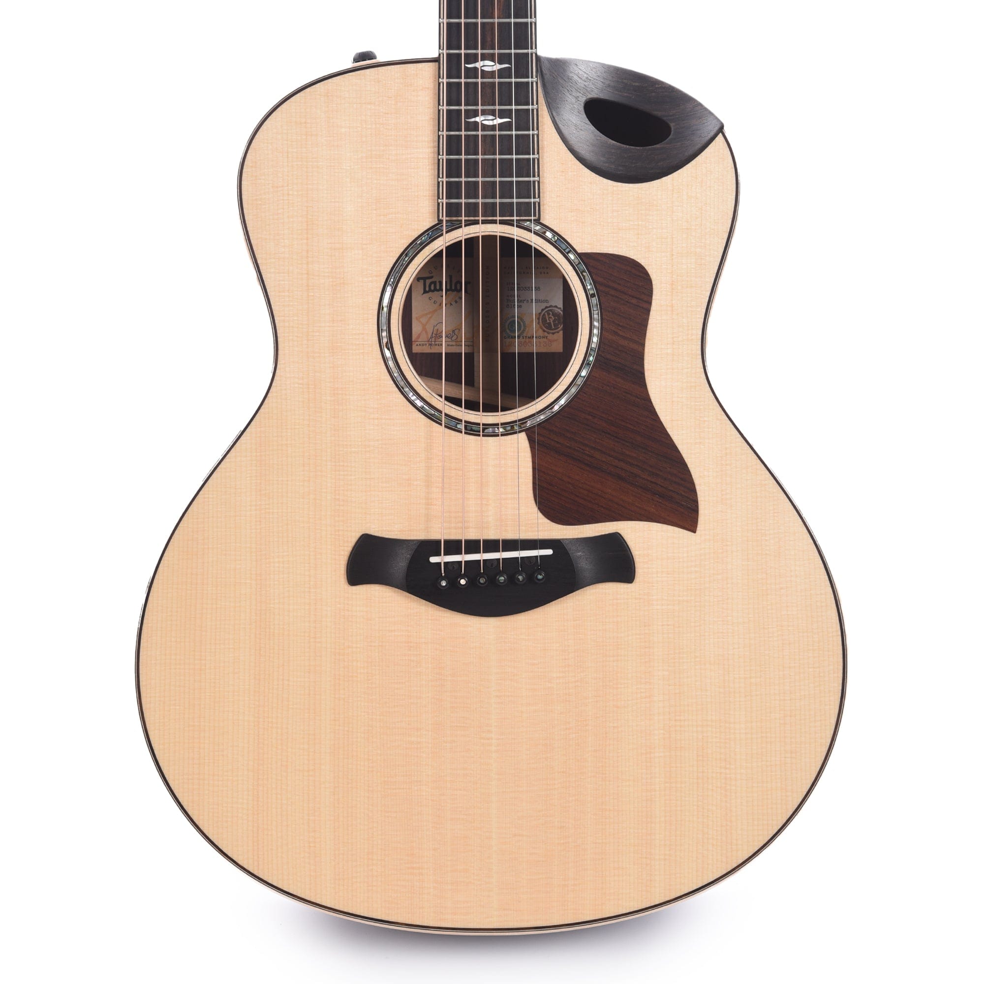 Taylor Builder's Edition 816ce Grand Symphony Lutz Spruce/Rosewood Natural ES2 Acoustic Guitars / OM and Auditorium