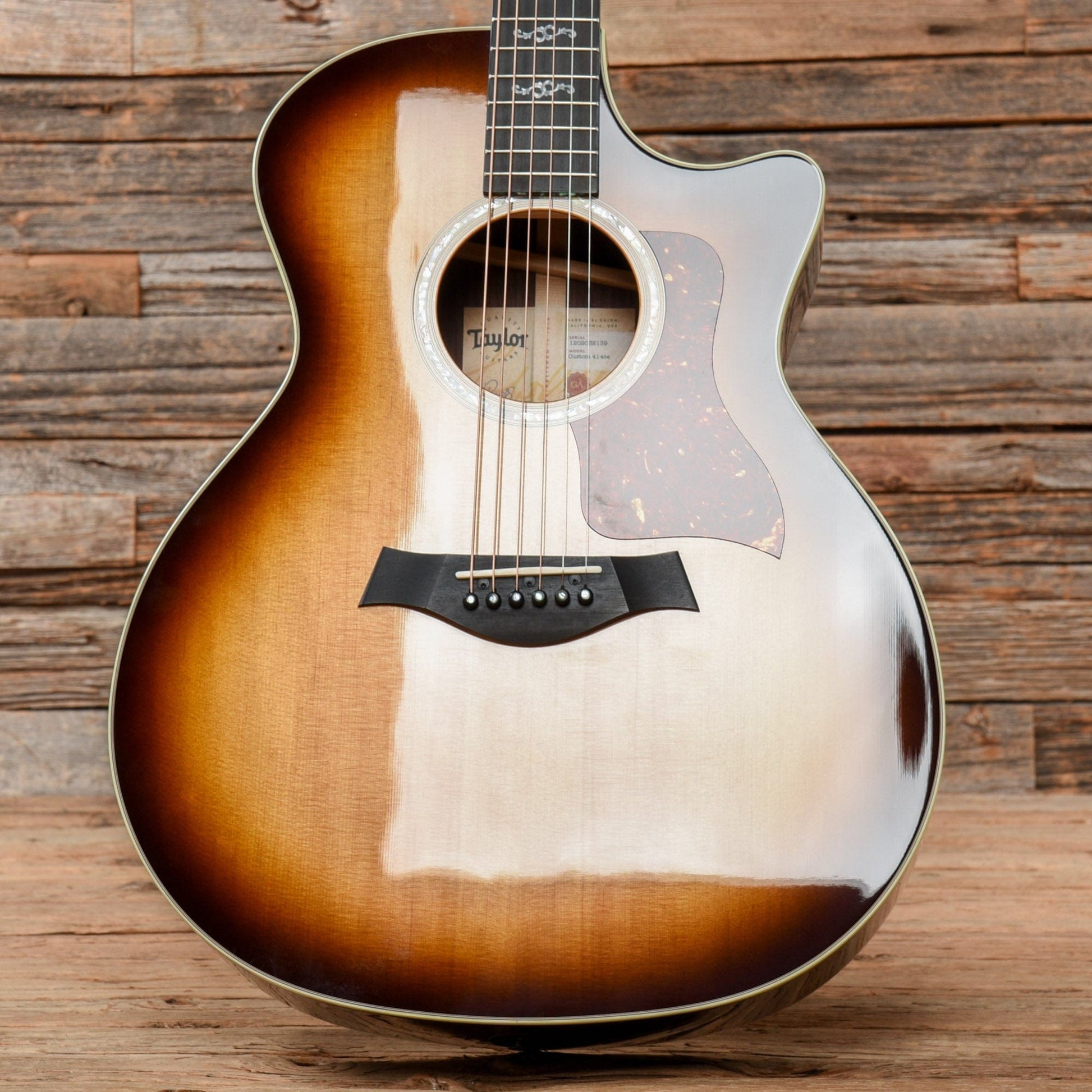 Taylor Custom 414ce Sunburst 2022 Acoustic Guitars / OM and Auditorium
