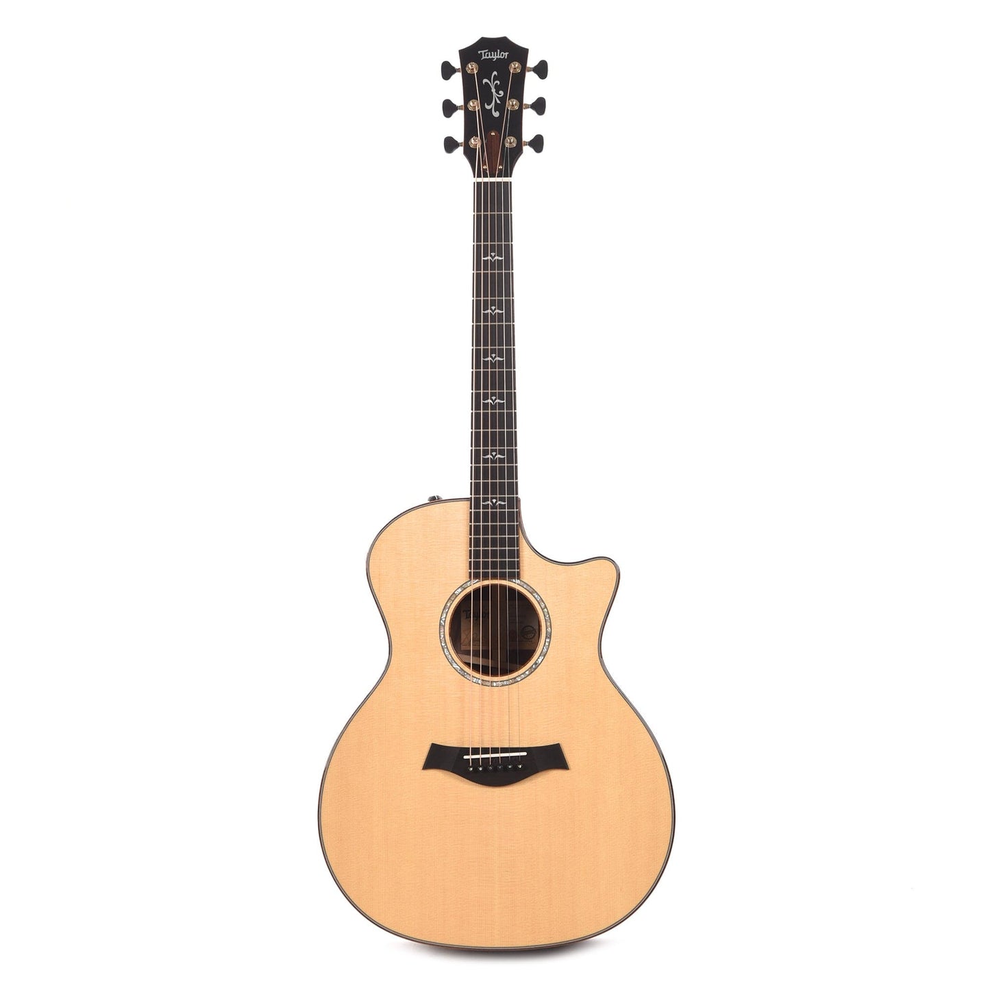 Taylor Custom Grand Auditorium Cocobolo & Lutz Spruce Aged Toner Natural w/Figured Hawaiian Koa Binding Acoustic Guitars / OM and Auditorium