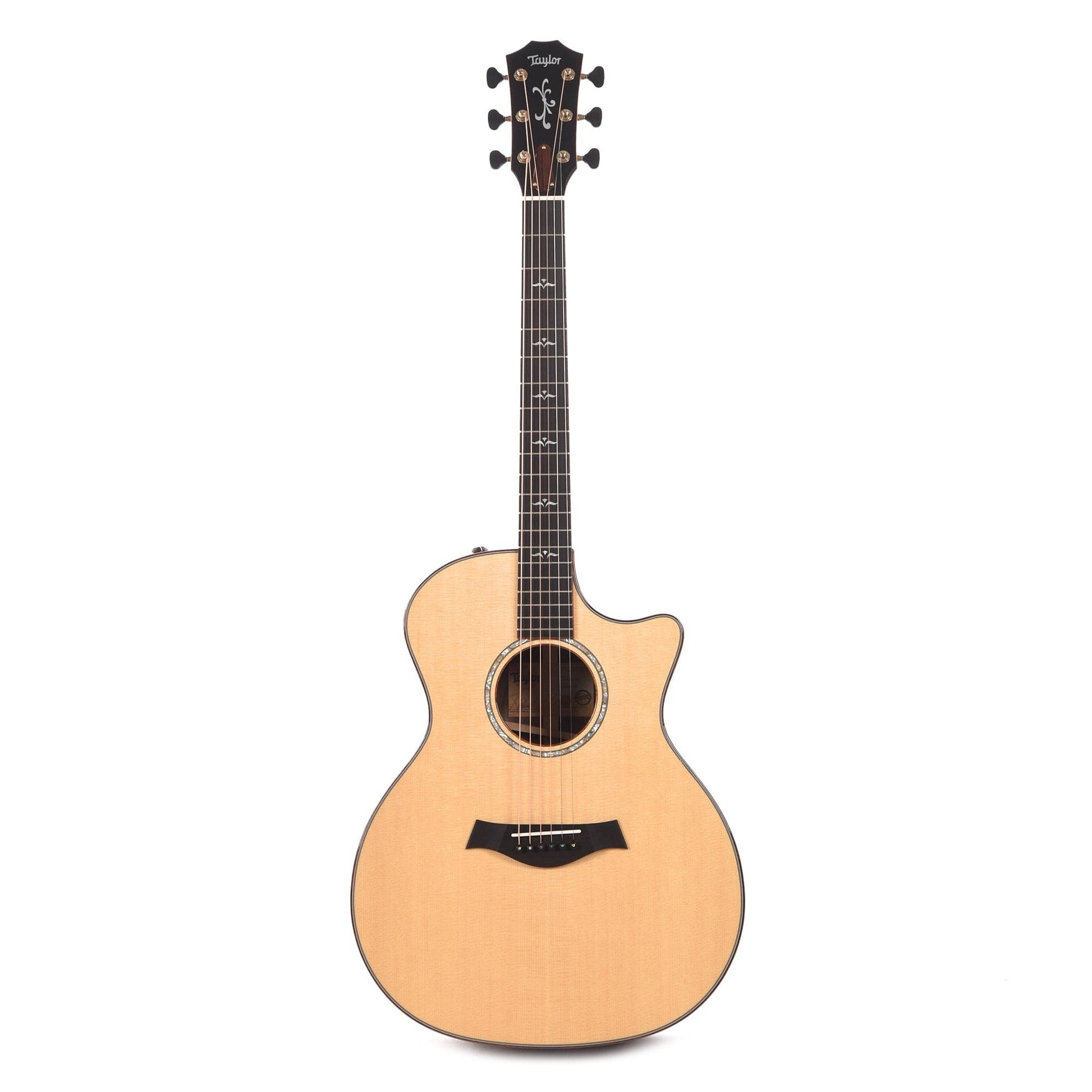 Taylor Custom Grand Auditorium Cocobolo & Lutz Spruce Aged Toner Natural w/Figured Hawaiian Koa Binding Acoustic Guitars / OM and Auditorium