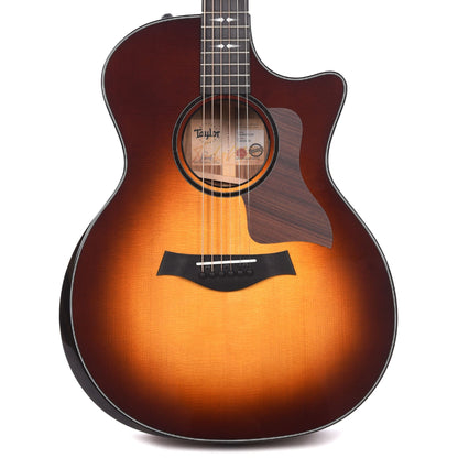 Taylor Custom Grand Auditorium Honduran Rosewood & Lutz Spruce Tobacco Sunburst Top w/Ebony Binding & Figured Mahogany Neck Acoustic Guitars / OM and Auditorium