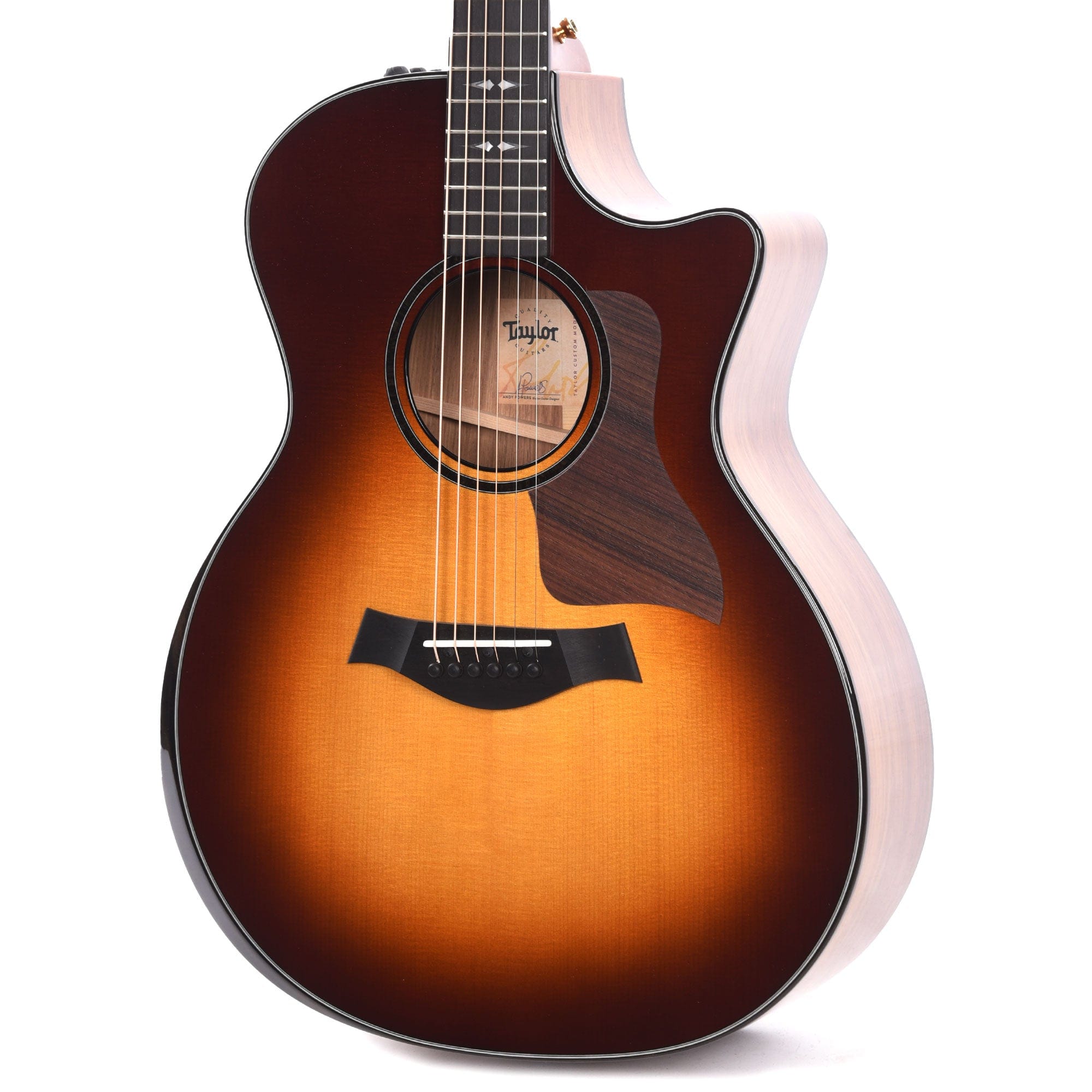 Taylor Custom Grand Auditorium Honduran Rosewood & Lutz Spruce Tobacco Sunburst Top w/Ebony Binding & Figured Mahogany Neck Acoustic Guitars / OM and Auditorium