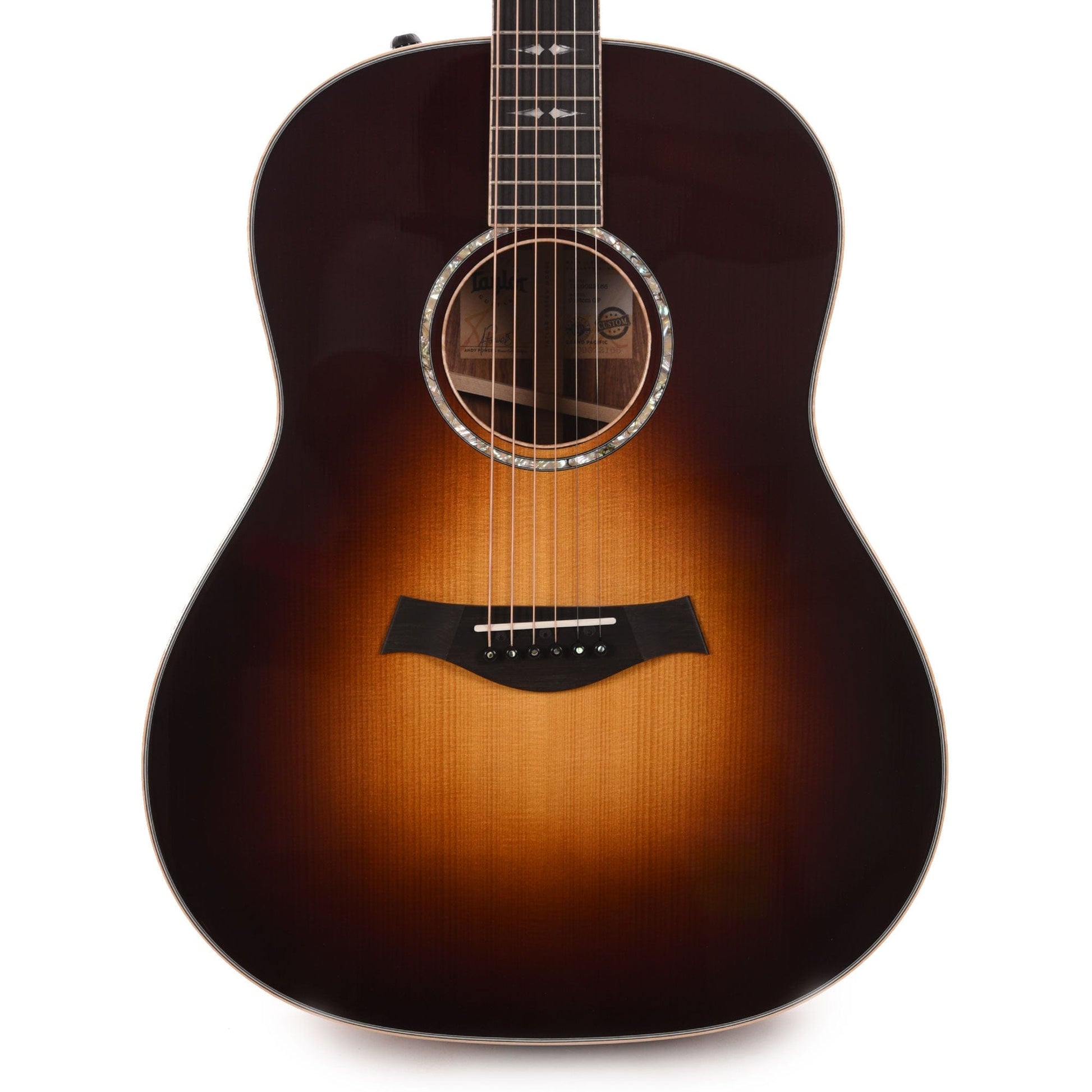 Taylor Custom Grand Pacific Honduran Rosewood & Adirondack Spruce VIntage Sunburst Top w/Figured Maple Binding & Figured Mahogany Neck Acoustic Guitars / OM and Auditorium