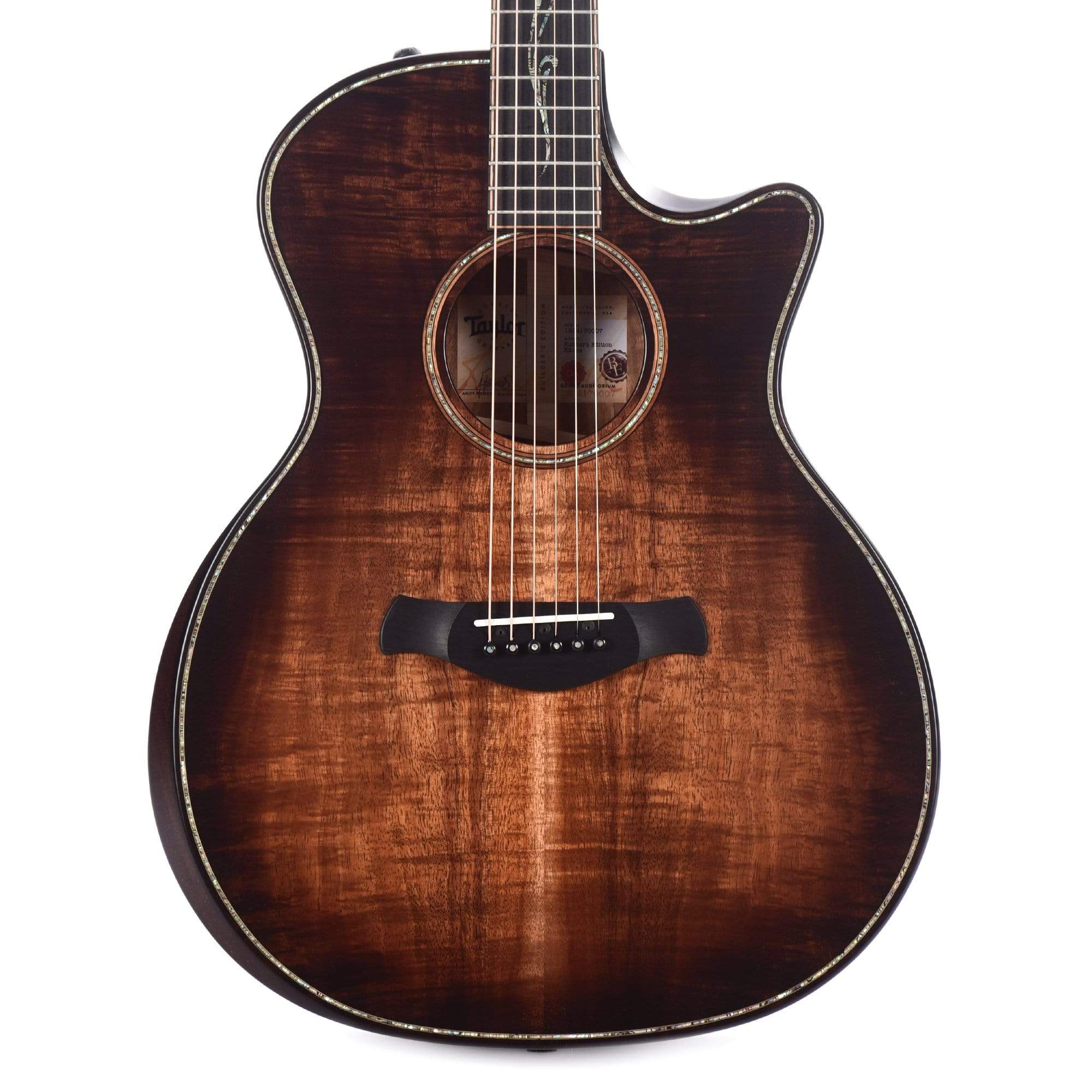 Taylor K24ce Builder's Edition Grand Auditorium Kona Burst ES2 Acoustic Guitars / OM and Auditorium