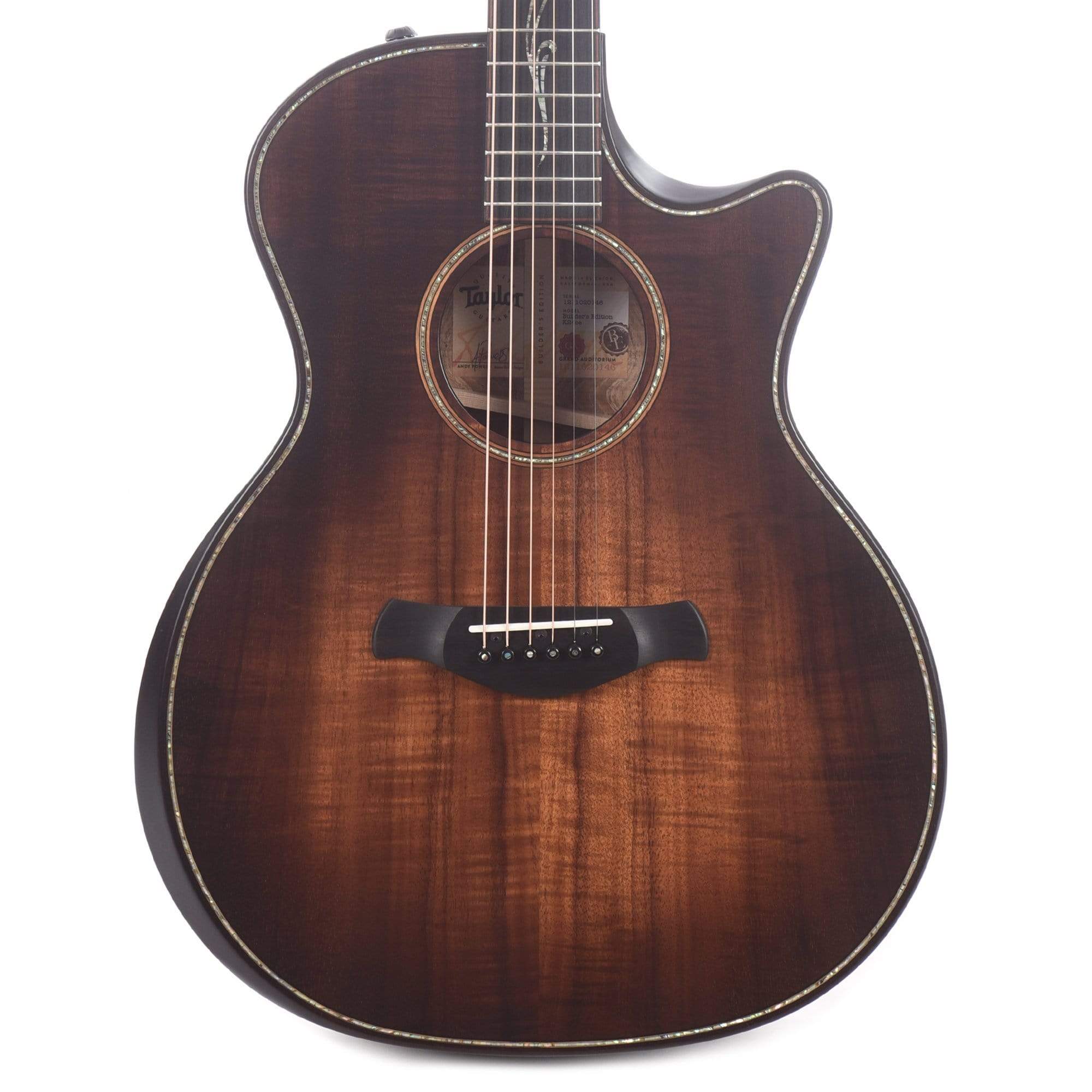 Taylor K24ce Builder's Edition Grand Auditorium Kona Burst ES2 Acoustic Guitars / OM and Auditorium