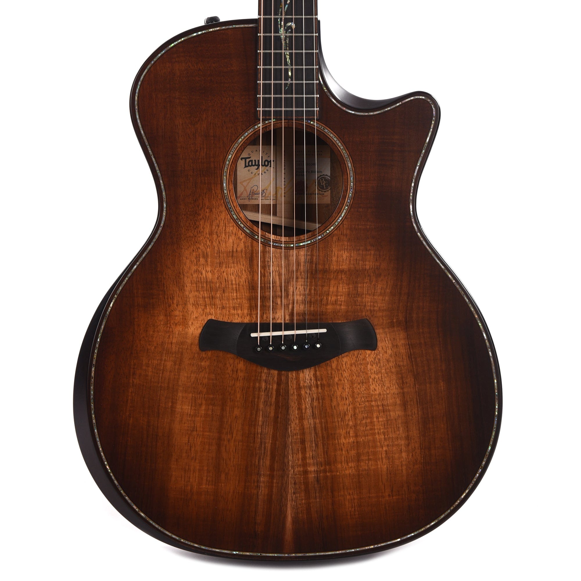 Taylor K24ce Builder's Edition Grand Auditorium Kona Burst ES2 Acoustic Guitars / OM and Auditorium