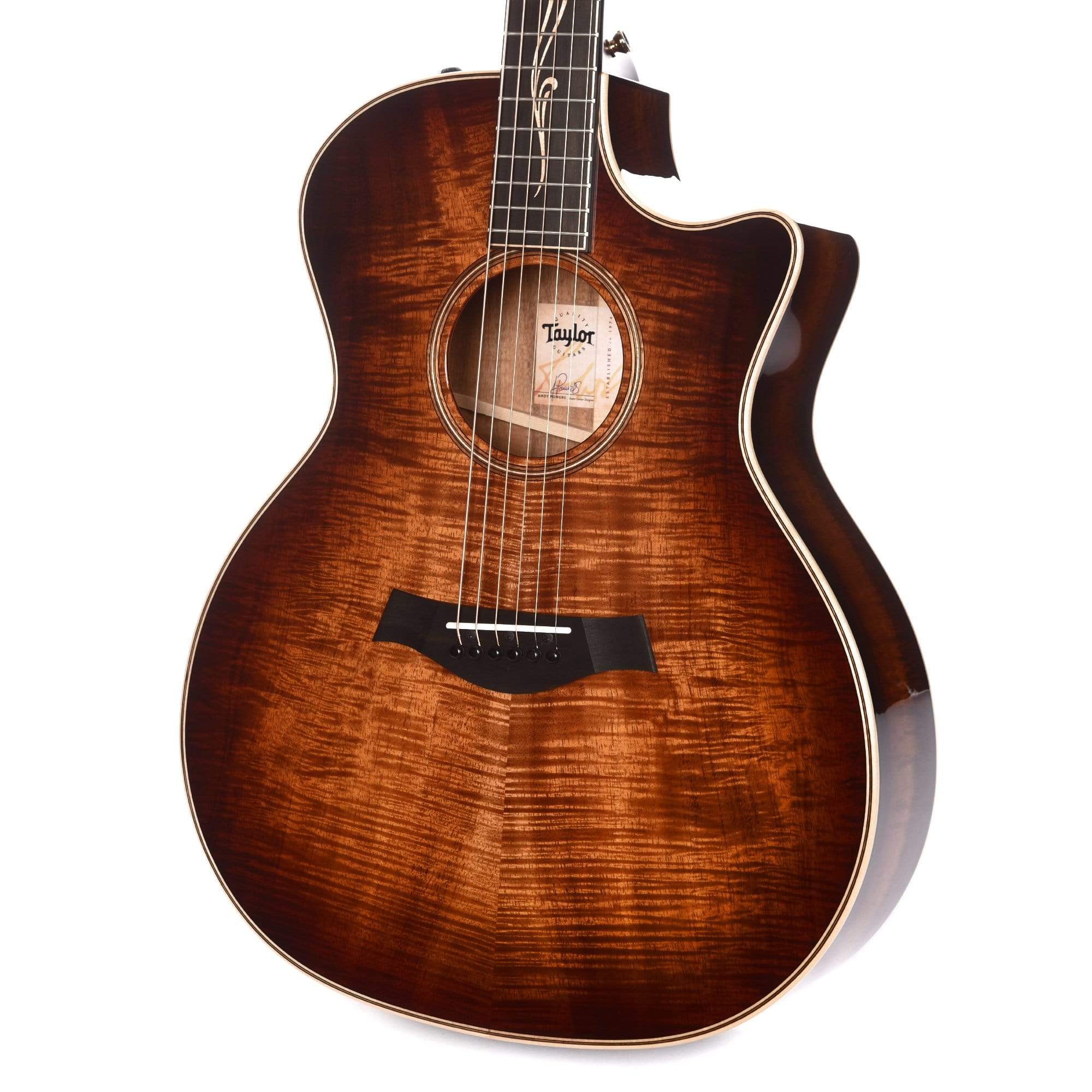Taylor K24ce Grand Auditorium Shaded Edgeburst ES2 Acoustic Guitars / OM and Auditorium