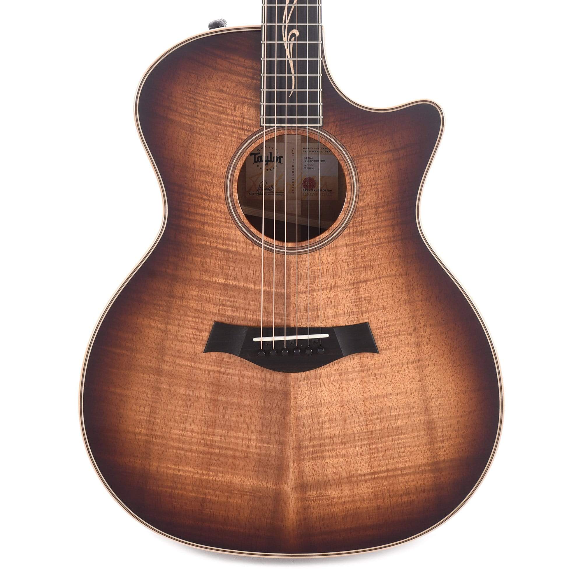 Taylor K24ce Grand Auditorium Shaded Edgeburst ES2 Acoustic Guitars / OM and Auditorium