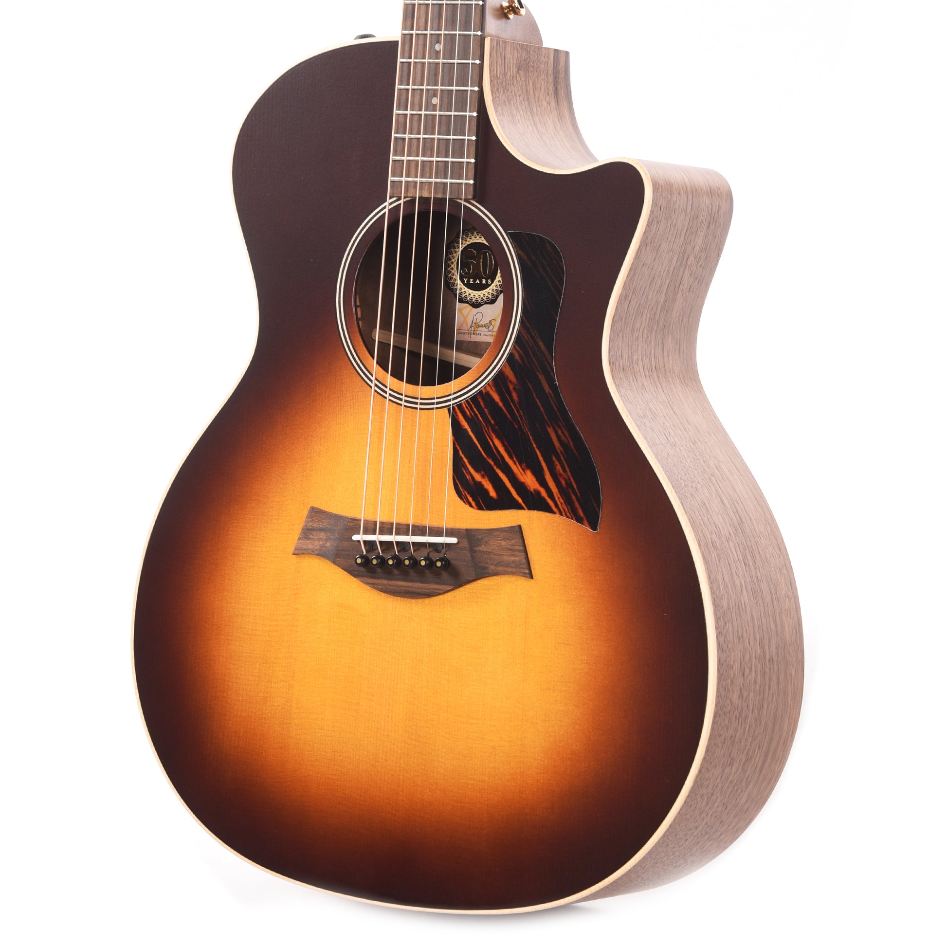 Taylor Limited 50th Anniversary AD14ce-SB Grand Auditorium Spruce/Walnut Tobacco Sunburst Acoustic Guitars / OM and Auditorium