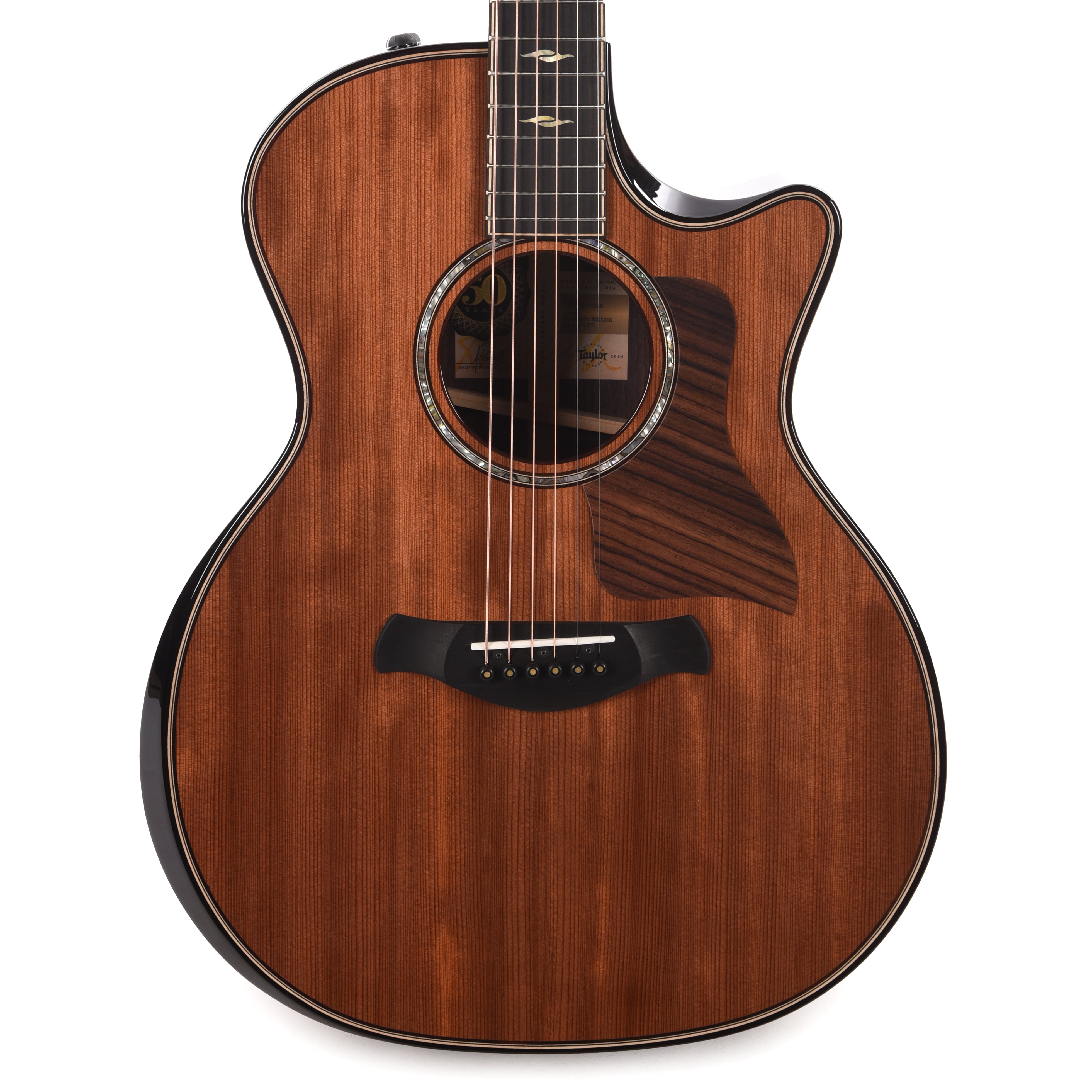 Taylor Limited 50th Anniversary Builder's Edition 814ce Grand Auditorium Sinker Redwood/Rosewood Natural Top Acoustic Guitars / OM and Auditorium