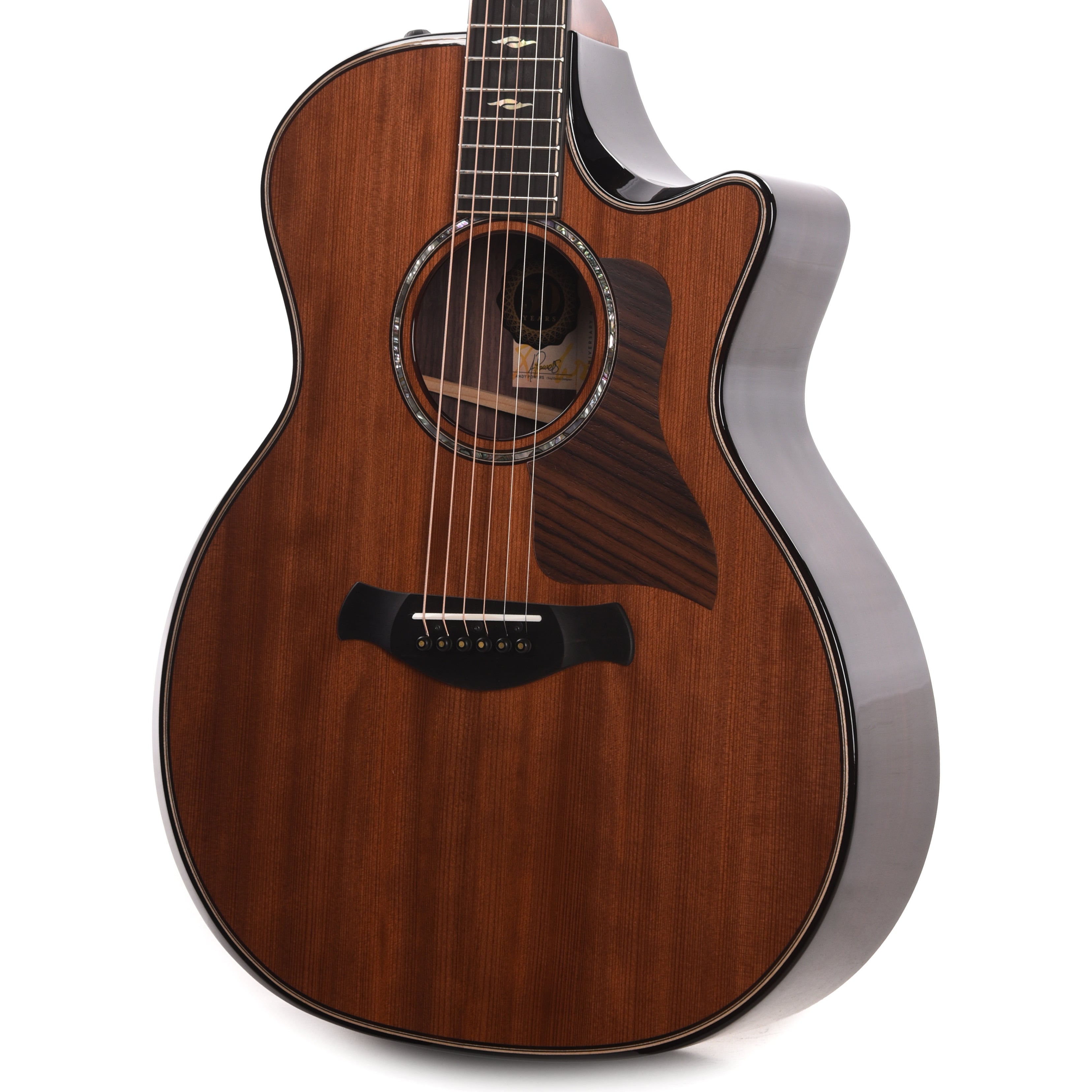 Taylor Limited 50th Anniversary Builder's Edition 814ce Grand Auditorium Sinker Redwood/Rosewood Natural Top Acoustic Guitars / OM and Auditorium
