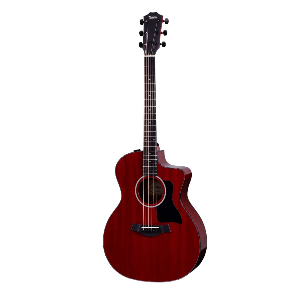 Taylor Limited Edition 224ce Deluxe Grand Auditorium Lutz/Maple Trans Red Acoustic Guitars / OM and Auditorium