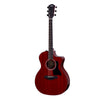 Taylor Limited Edition 224ce Deluxe Grand Auditorium Lutz/Maple Trans Red Acoustic Guitars / OM and Auditorium