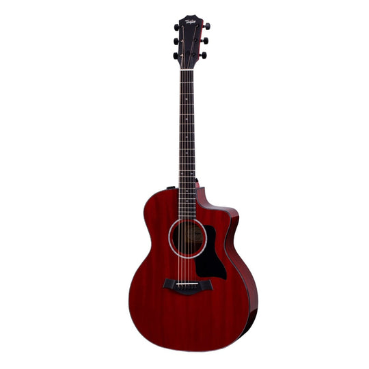 Taylor Limited Edition 224ce Deluxe Grand Auditorium Lutz/Maple Trans Red Acoustic Guitars / OM and Auditorium