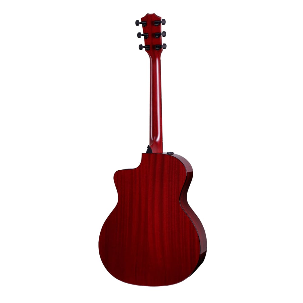 Taylor Limited Edition 224ce Deluxe Grand Auditorium Lutz/Maple Trans Red Acoustic Guitars / OM and Auditorium