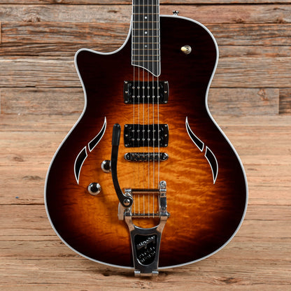 Taylor T3/B Semi-Hollow Electric Guitar w/ Bigsby Quilted Tobacco Sunburst 2022 LEFTY Electric Guitars / Hollow Body