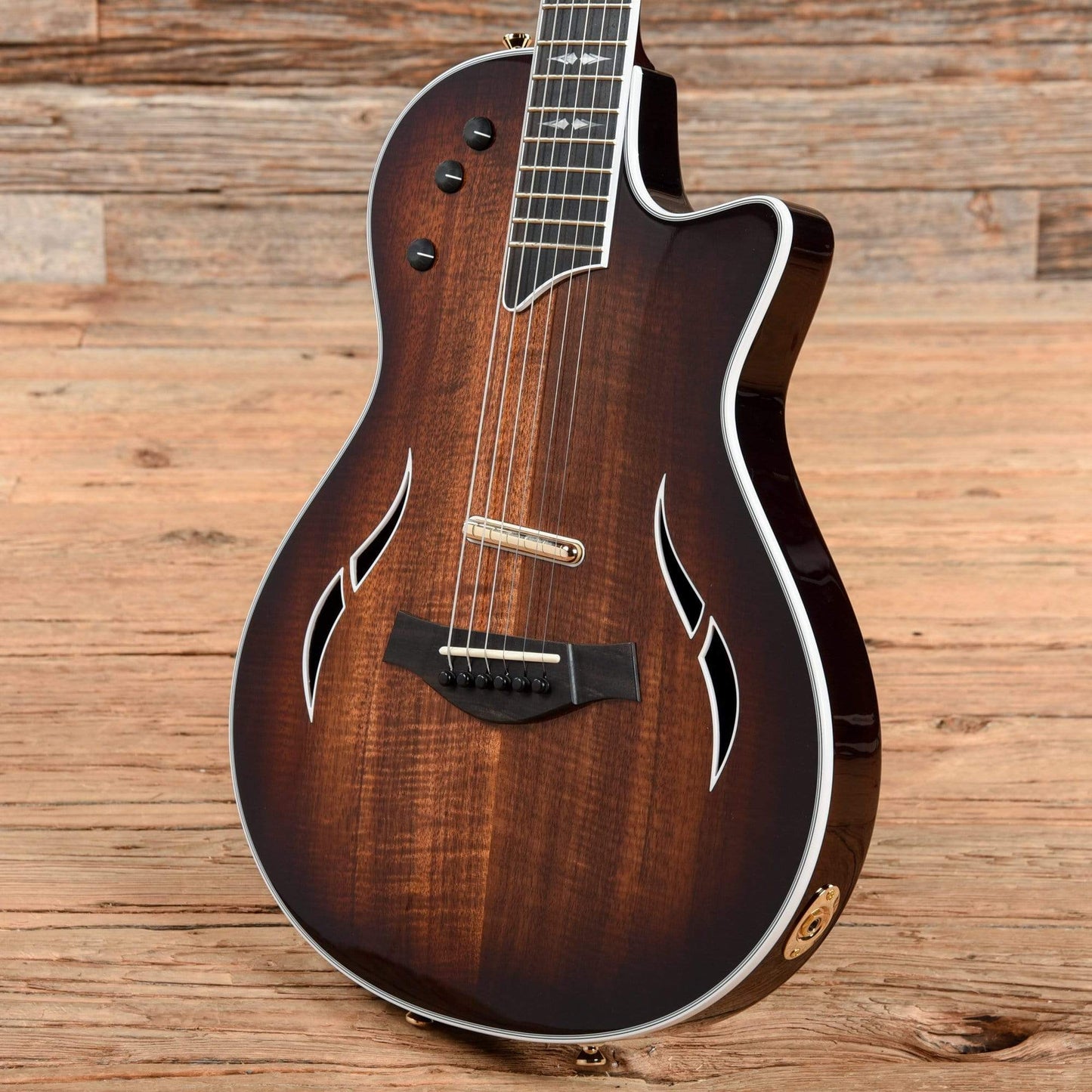 Taylor T5z Custom Koa Shaded Edgeburst Electric Guitars / Semi-Hollow