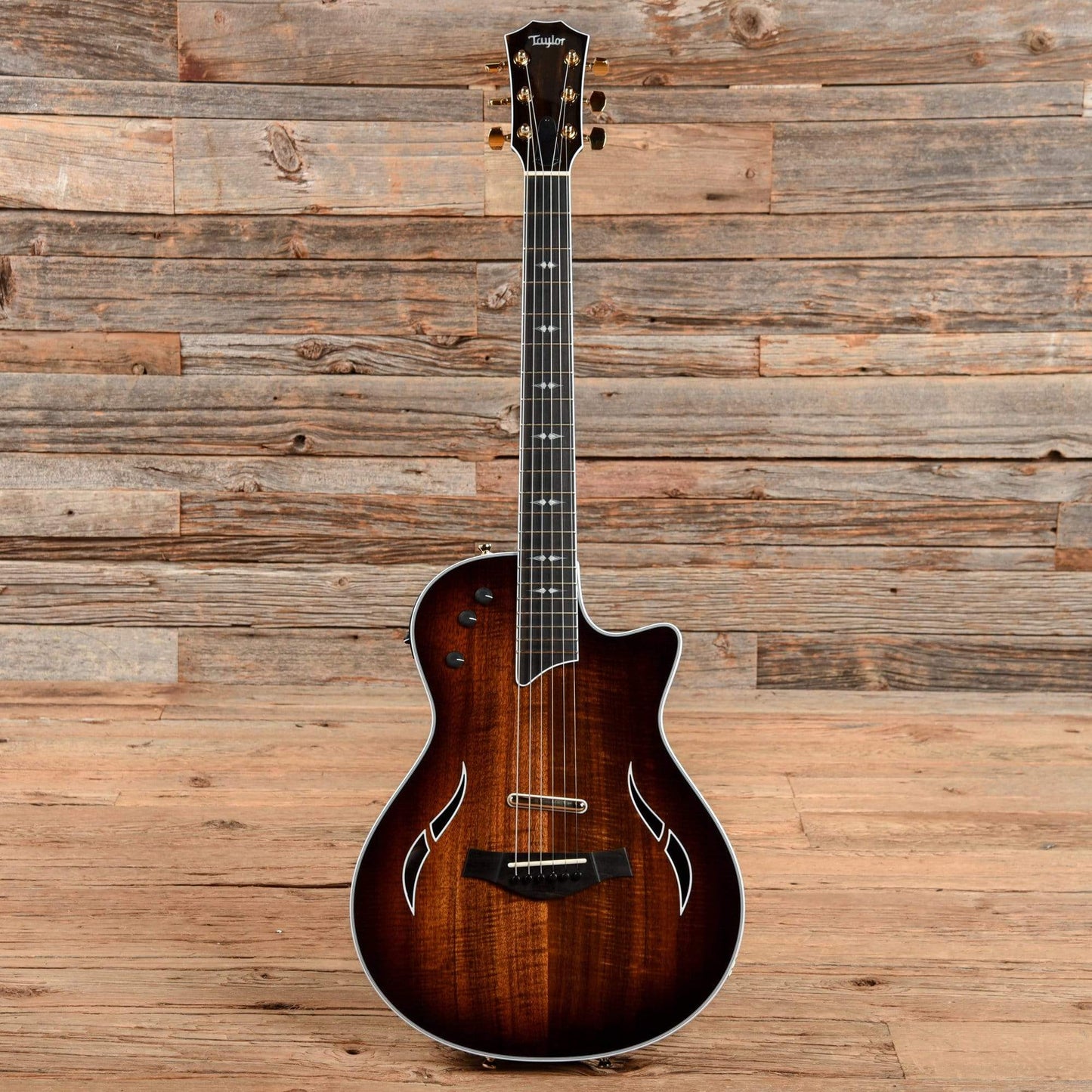 Taylor T5z Custom Koa Shaded Edgeburst Electric Guitars / Semi-Hollow