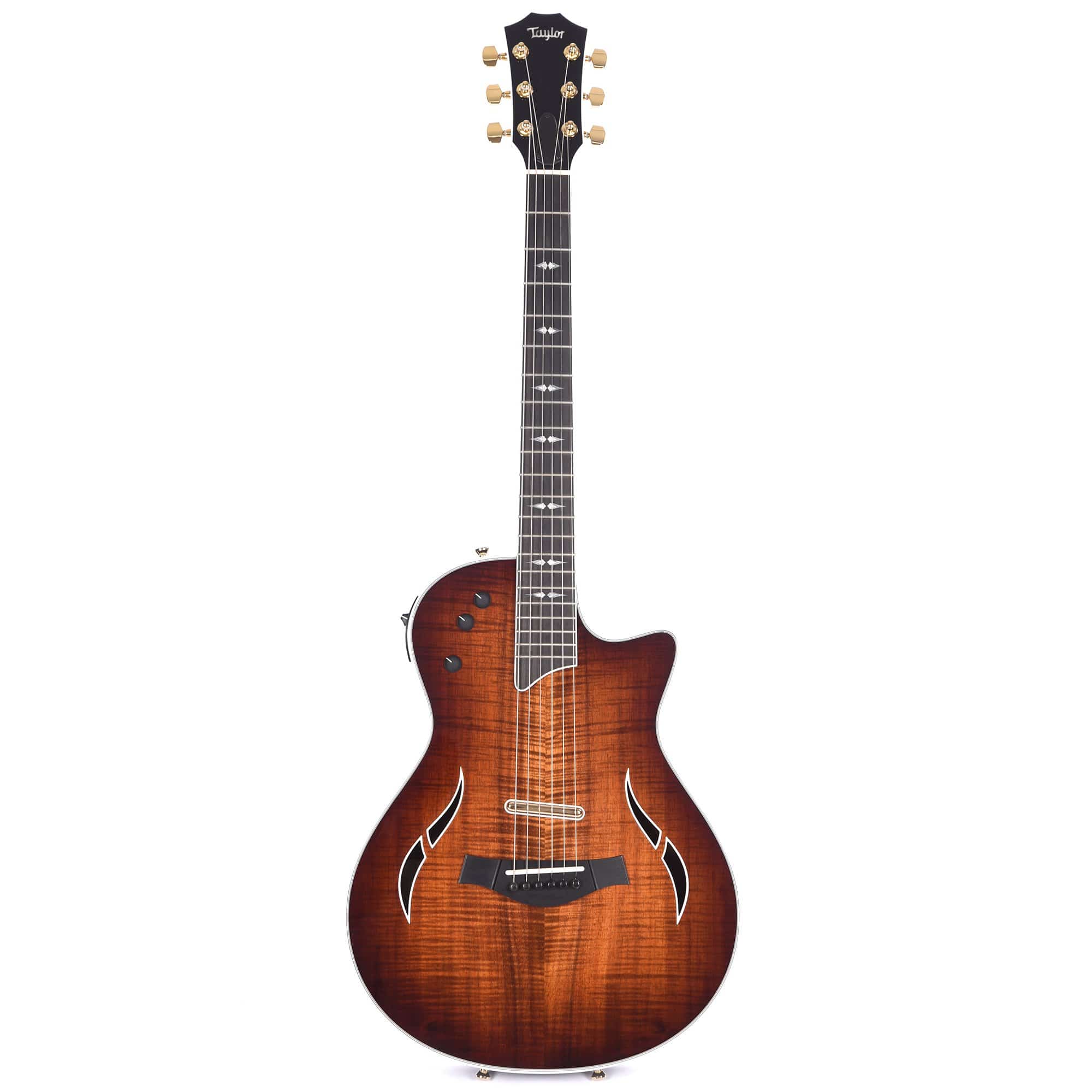 Taylor T5z Custom Koa Shaded Edgeburst Electric Guitars / Semi-Hollow