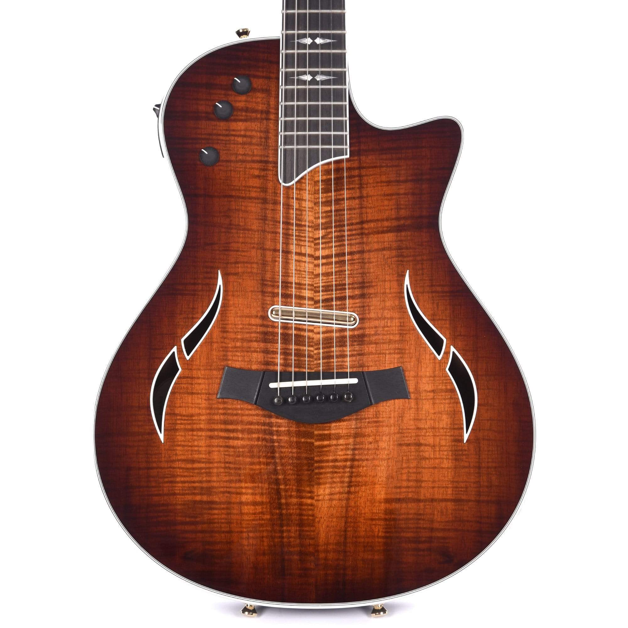 Taylor T5z Custom Koa Shaded Edgeburst Electric Guitars / Semi-Hollow