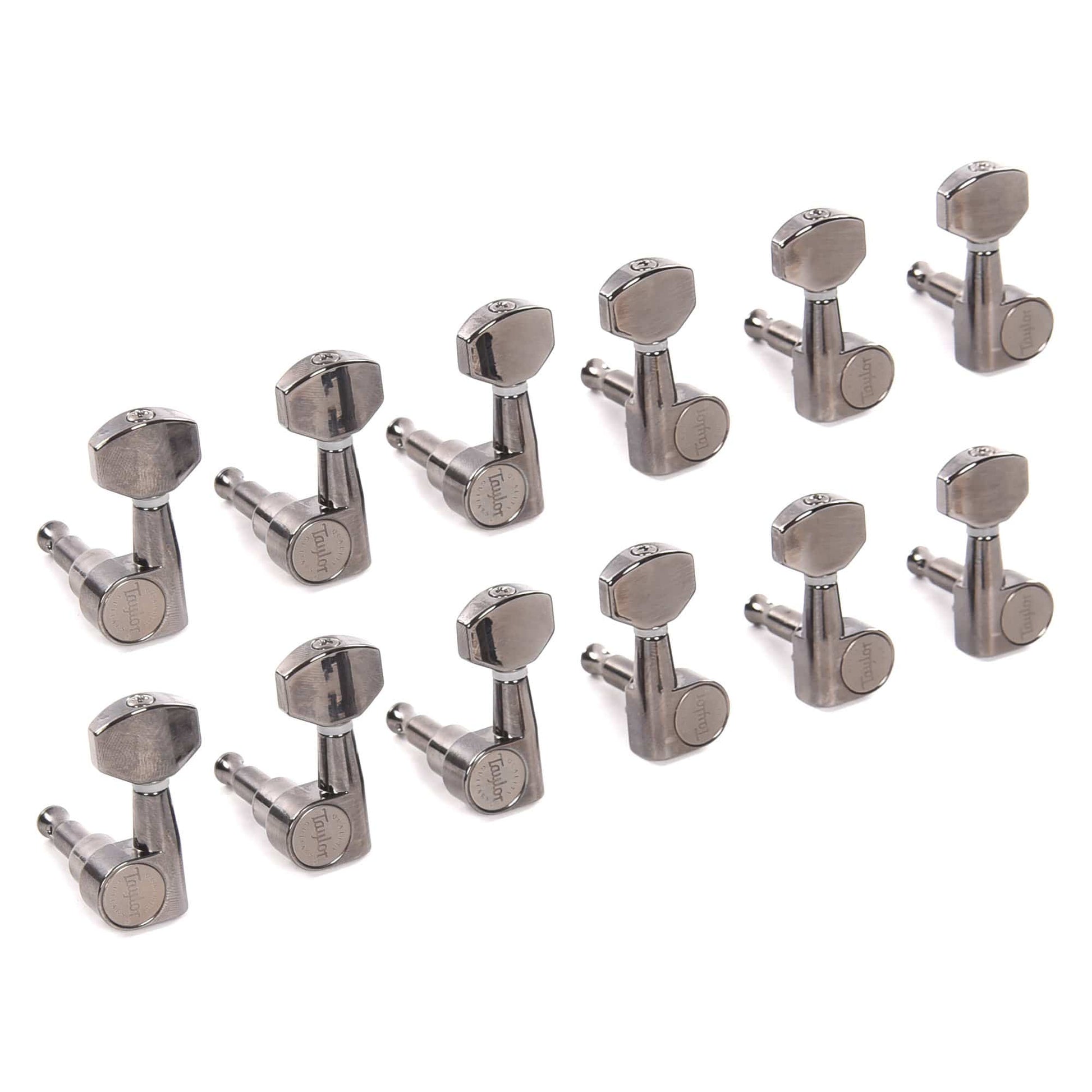 Taylor Guitar Tuners 1:18 12-String Smoked Nickel Parts / Tuning Heads