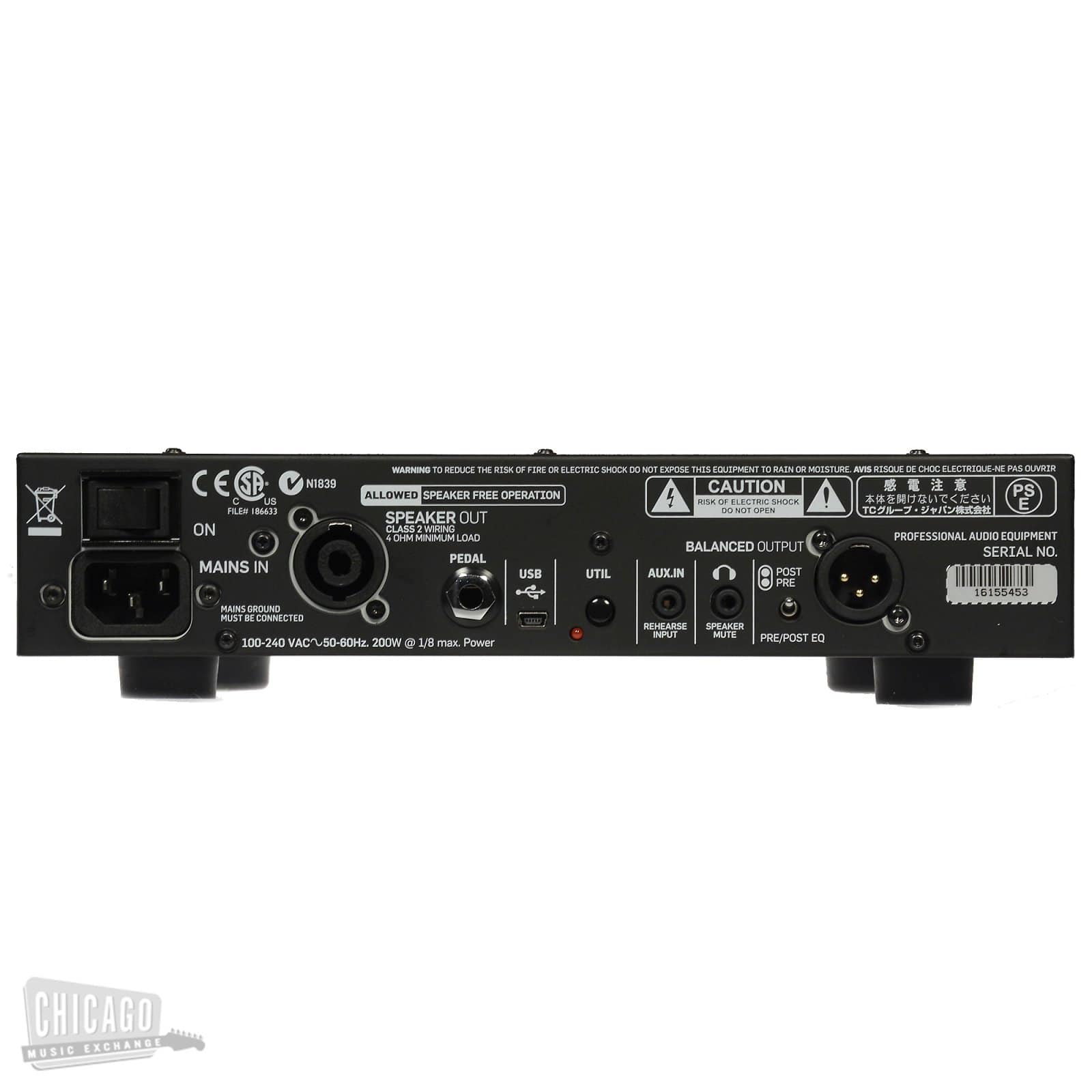 TC Electronic BH800 800W Bass Amp Head Amps / Bass Heads