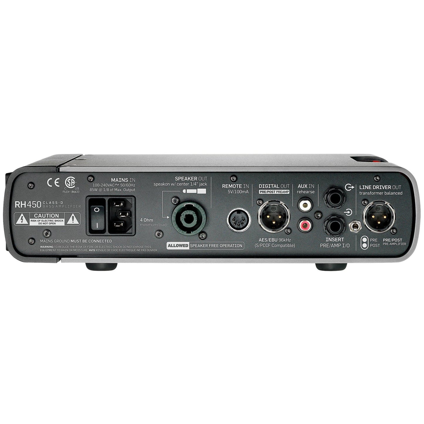 TC Electronic RH450 Bass Head Amps / Bass Heads