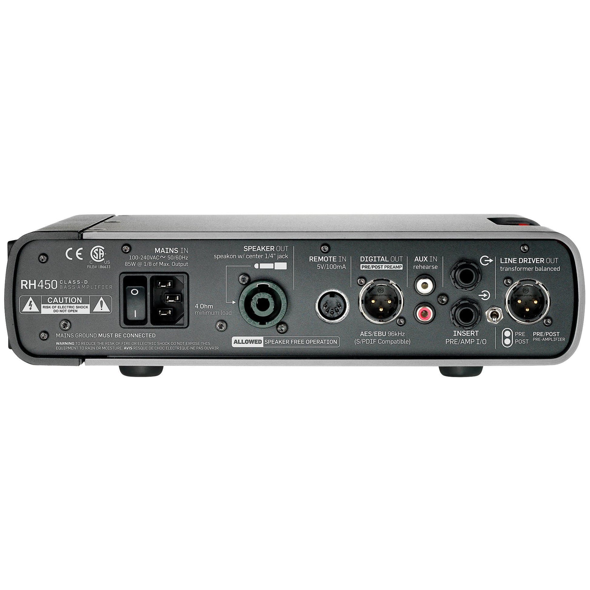 TC Electronic RH450 Bass Head Amps / Bass Heads