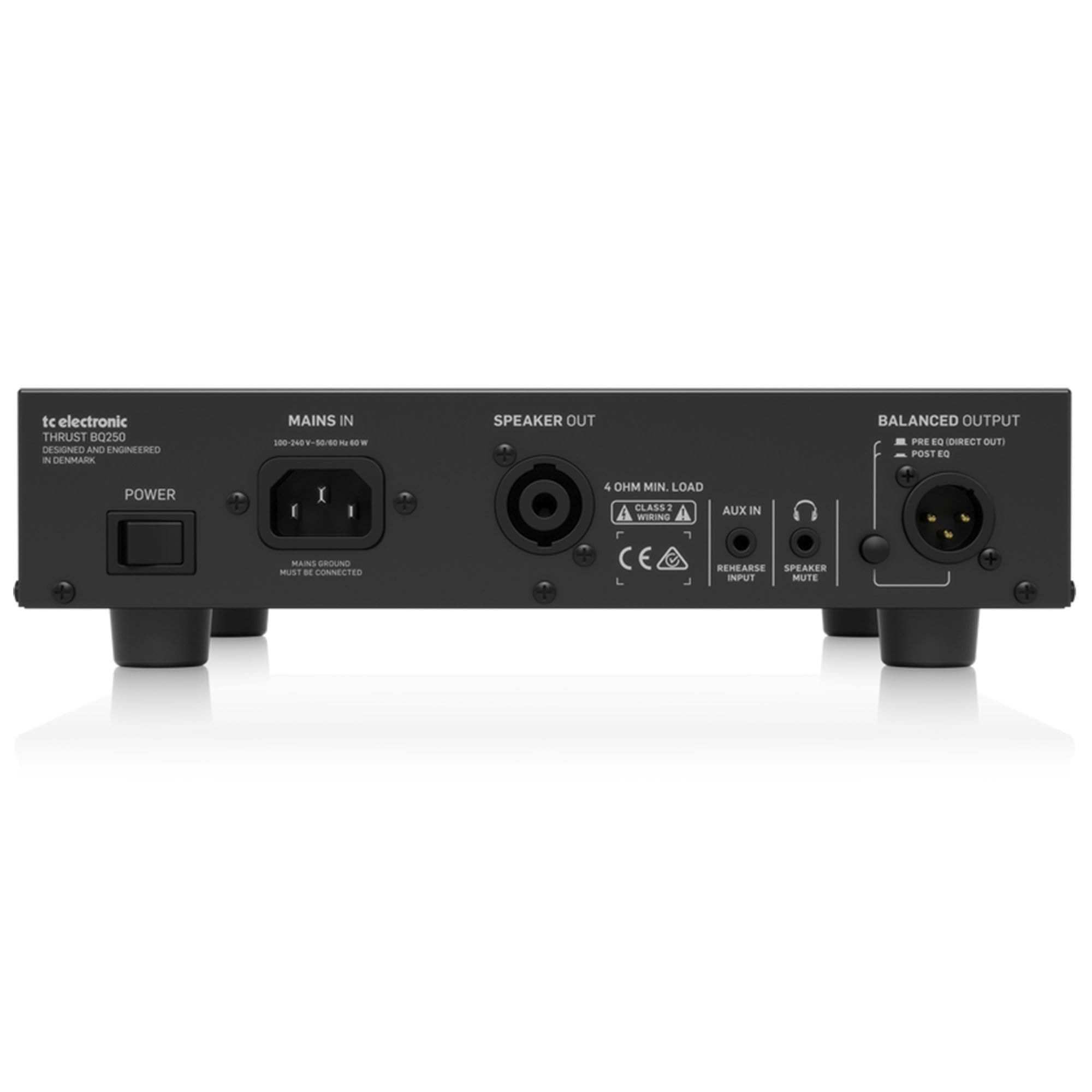 TC Electronic Thrust BQ250 Bass Head Amps / Bass Heads