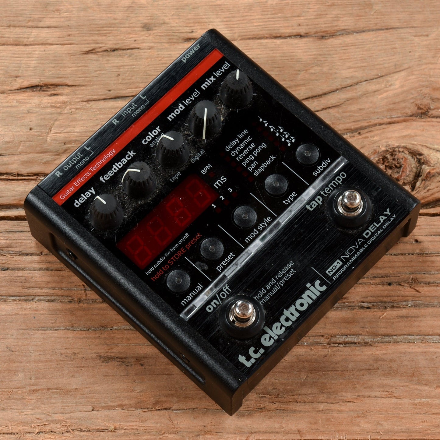 TC Electronic ND-1 Nova Delay Effects and Pedals / Delay