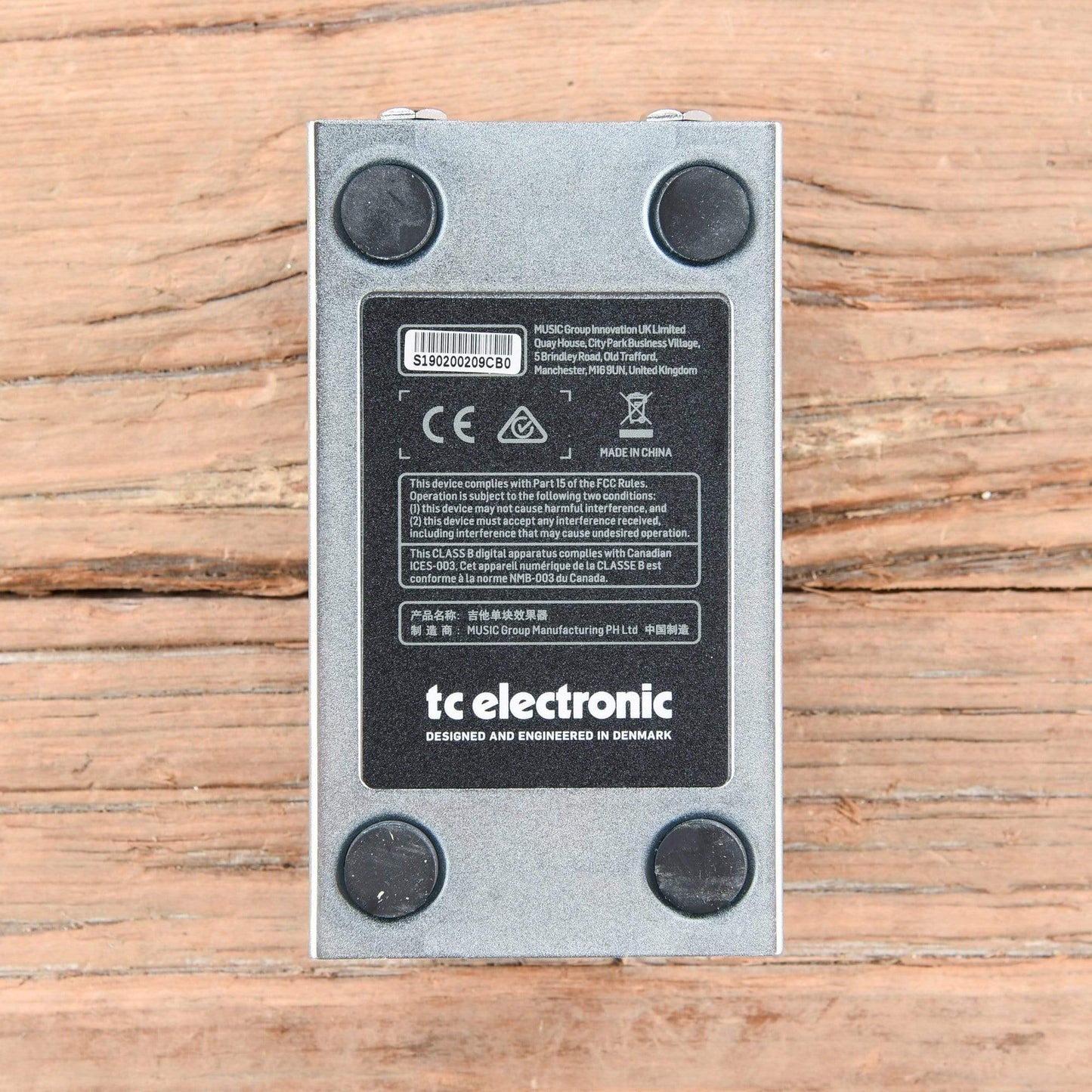 TC Electronic Thunderstorm Flanger Effects and Pedals / Flanger