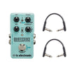 TC Electronic Quintessence Harmonizer w/RockBoard Flat Patch Cables Bundle Effects and Pedals / Octave and Pitch