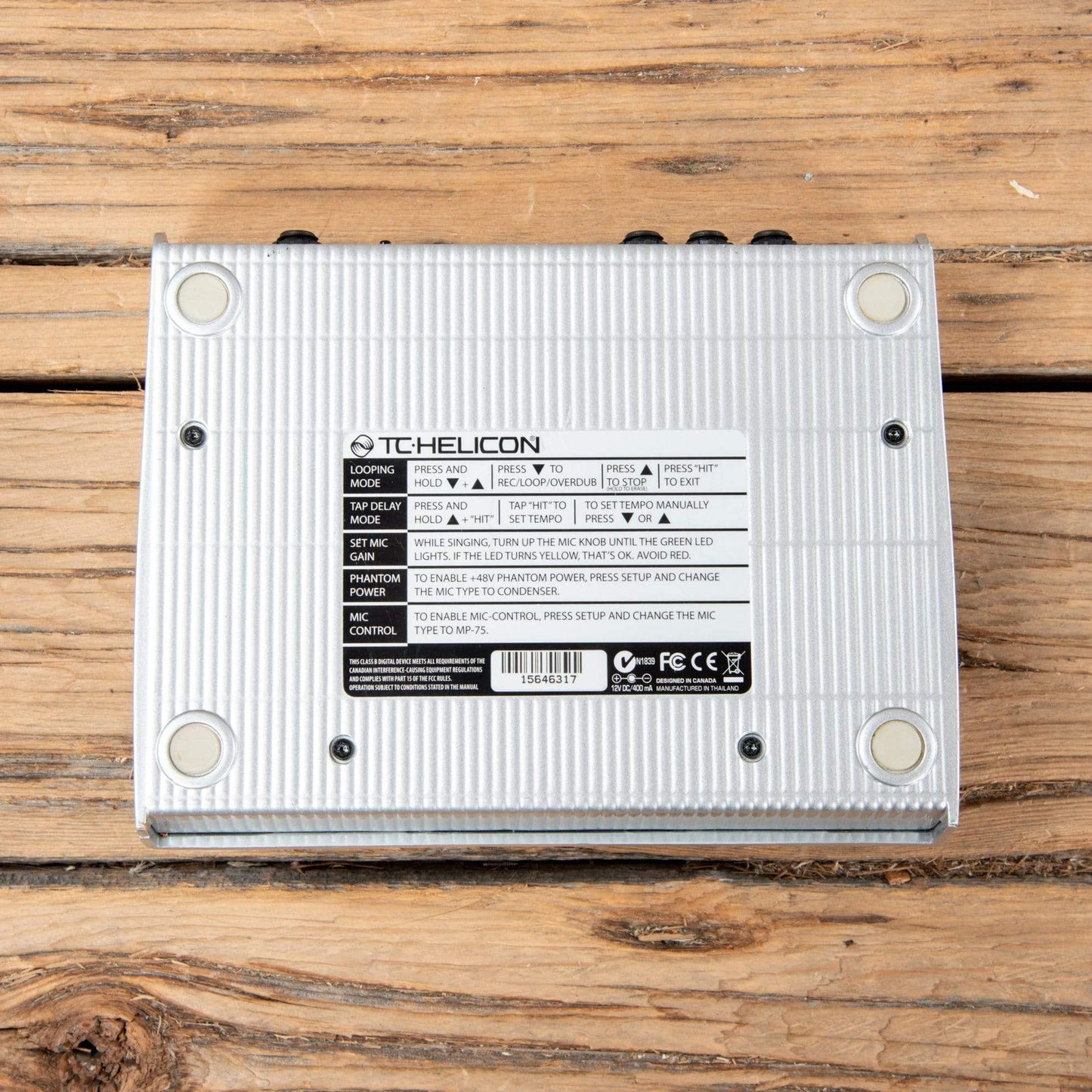 TC Helicon Play Electric Effects and Pedals / Amp Modeling