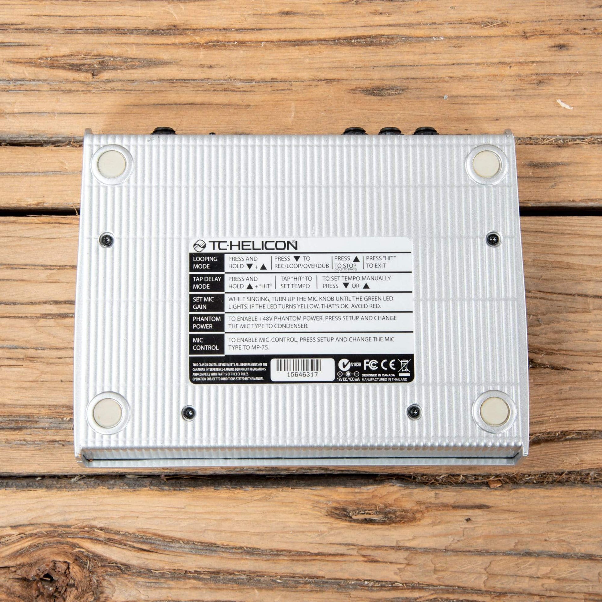 TC Helicon Play Electric Effects and Pedals / Amp Modeling