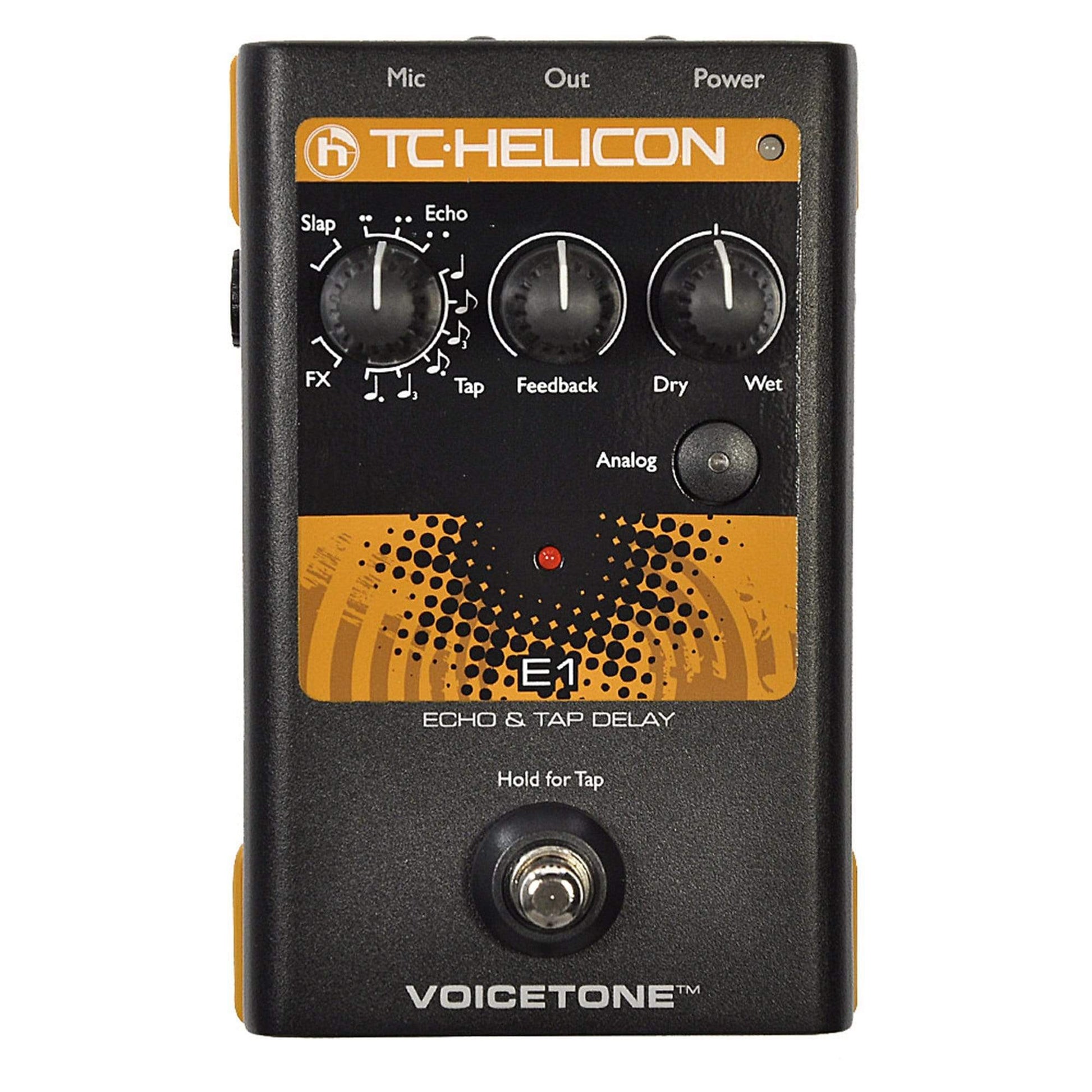 TC Helicon VoiceTone E1 Echo & Delay Effects and Pedals / Delay
