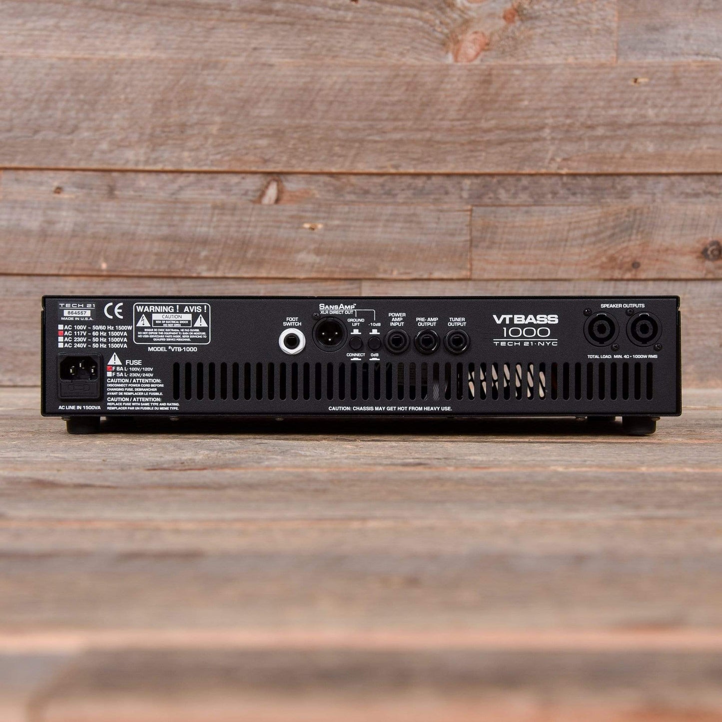 Tech 21 VT Bass 1000 Private Stock 2 Channel 1000 Watt Character Series Bass Head Amps / Bass Heads