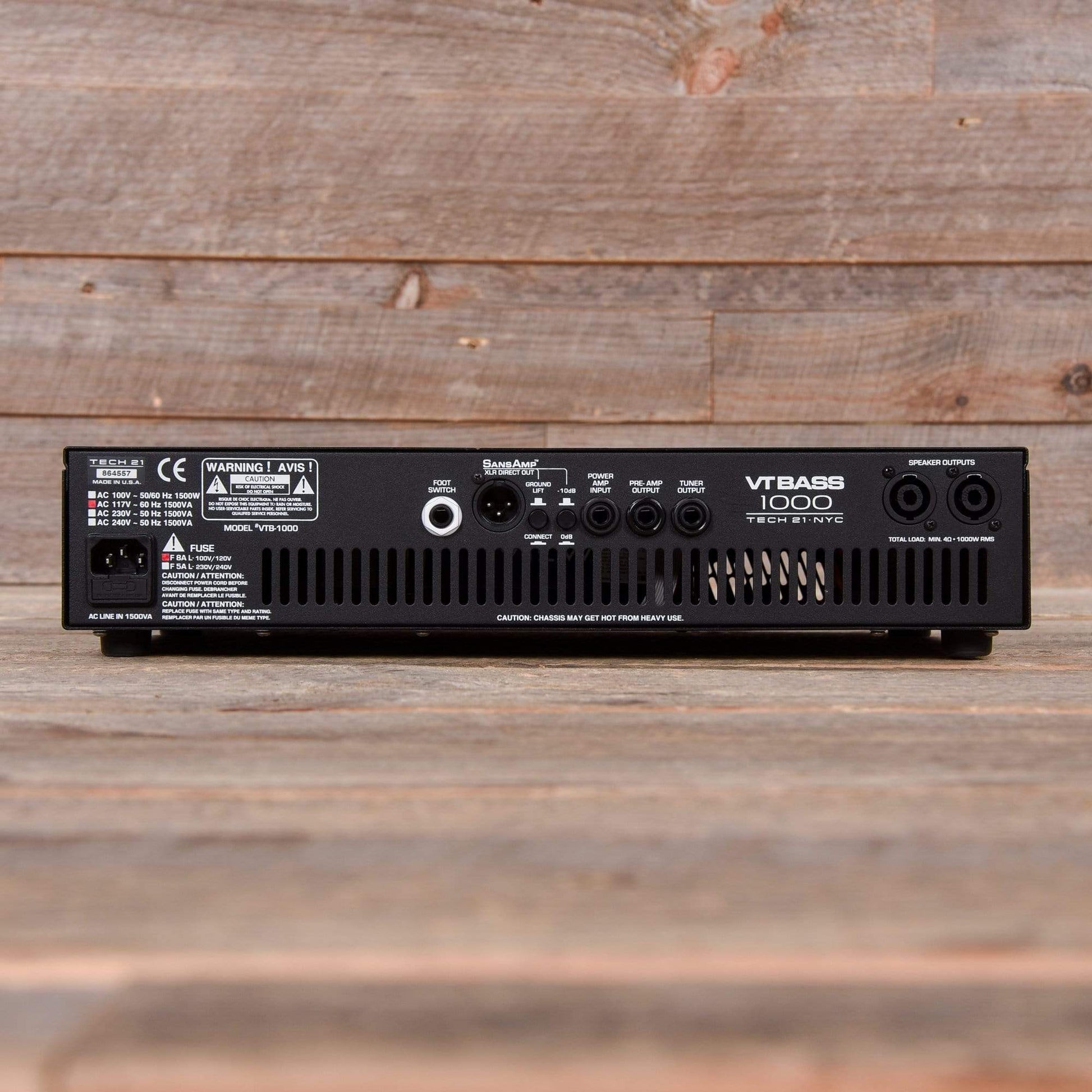 Tech 21 VT Bass 1000 Private Stock 2 Channel 1000 Watt Character Series Bass Head Amps / Bass Heads