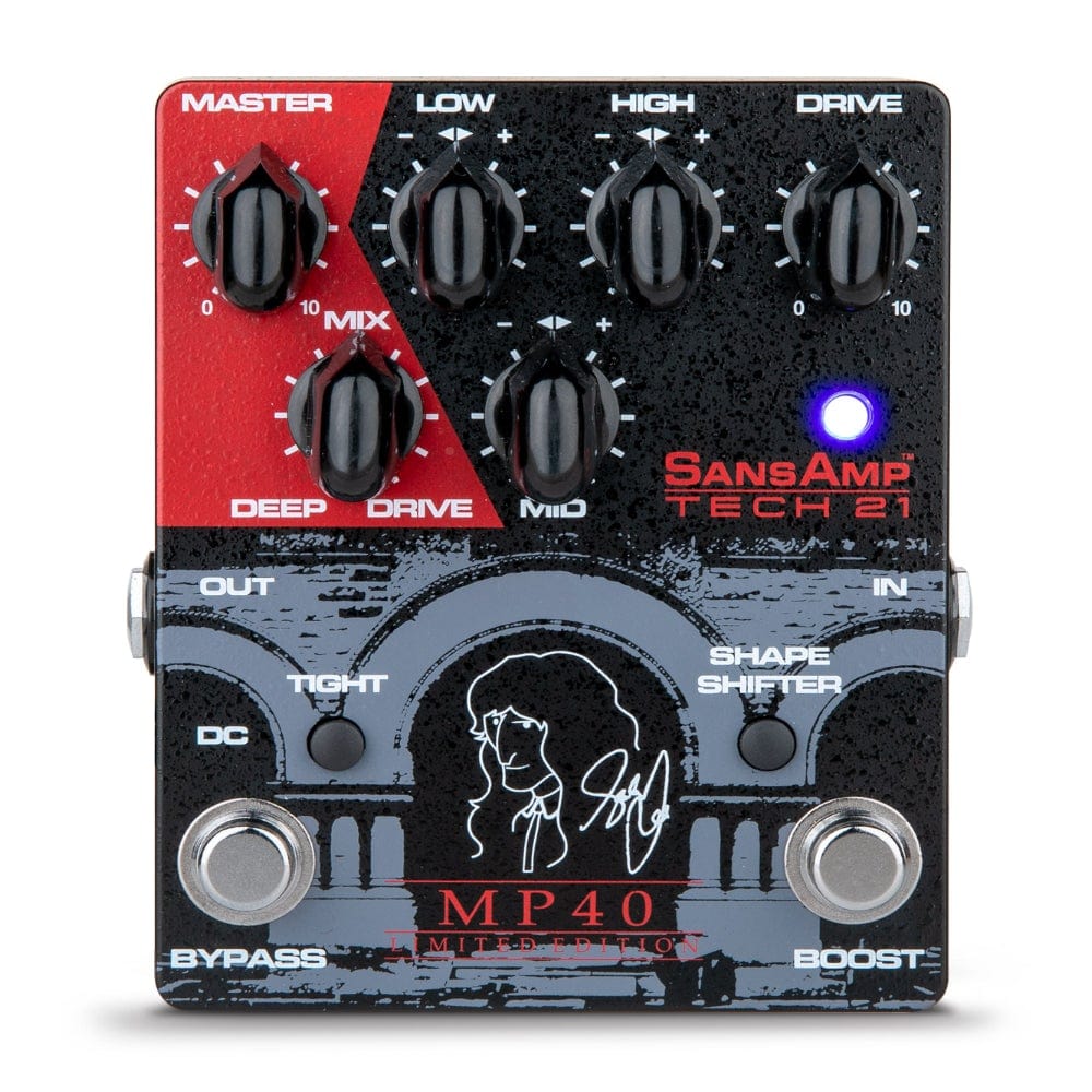 Tech 21 Geddy Lee MP40 Limited Edition Signature SansAmp Effects and Pedals / Bass Pedals