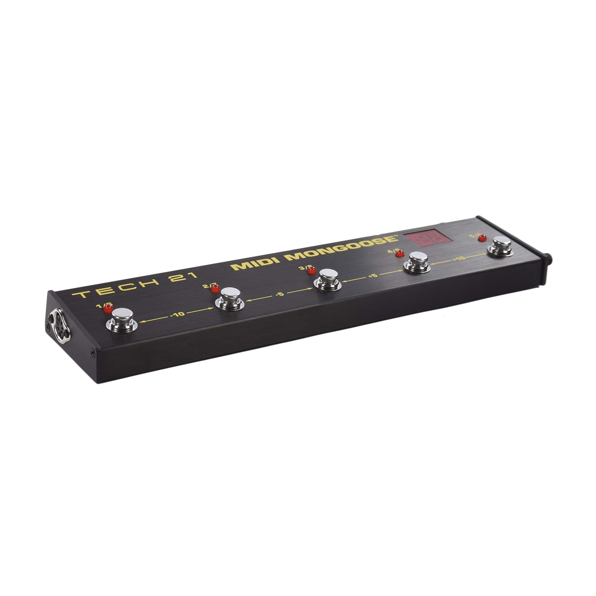 Tech 21 MIDI Mongoose 5-Button MIDI Footcontroller – Chicago Tech 21 MIDI Mongoose 5-Button MIDI Footcontroller – Chicago
