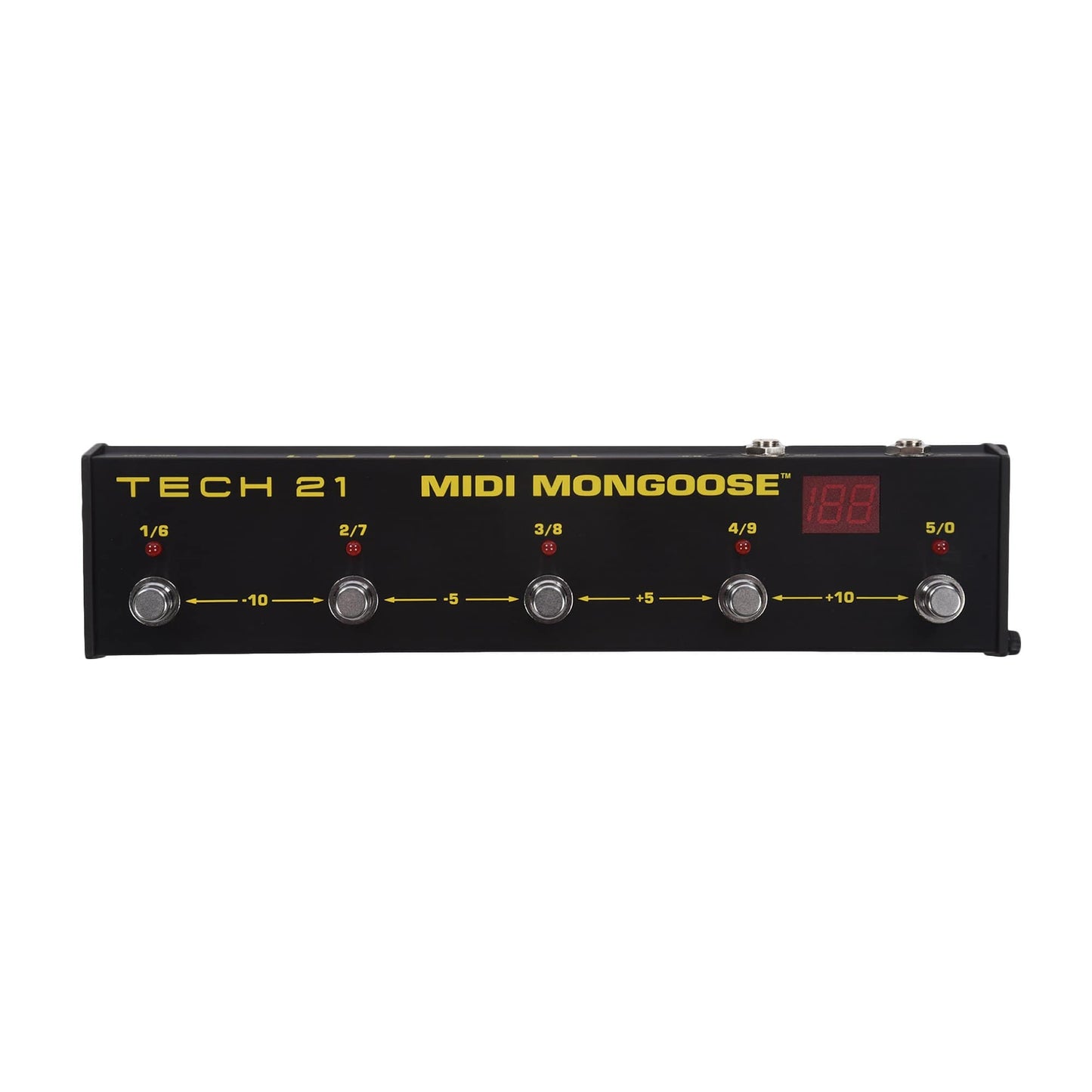 Tech 21 MIDI Mongoose 5-Button MIDI Footcontroller Effects and Pedals / Controllers, Volume and Expression